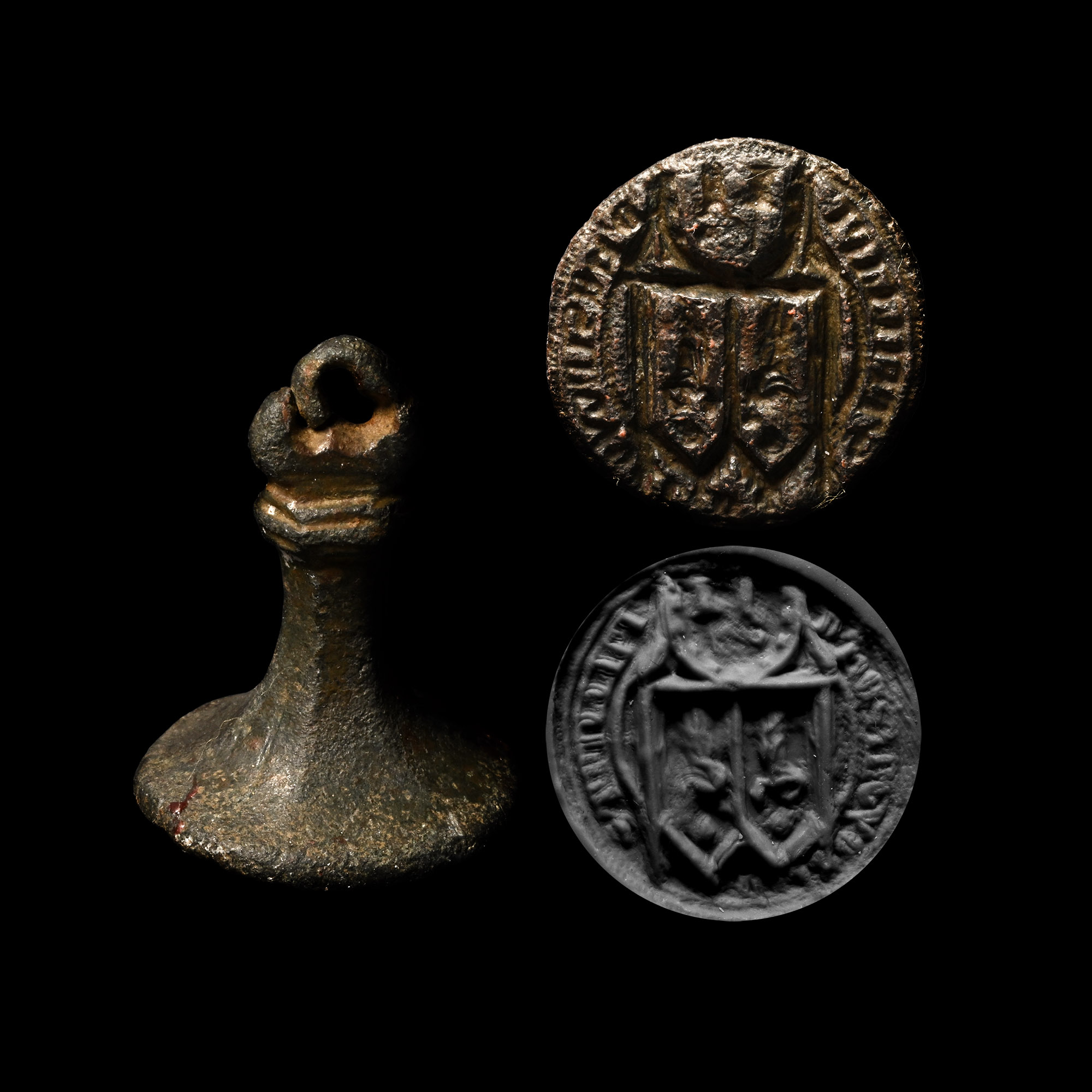 Medieval Bronze Ecclesiastical Seal Matrix for Phillip