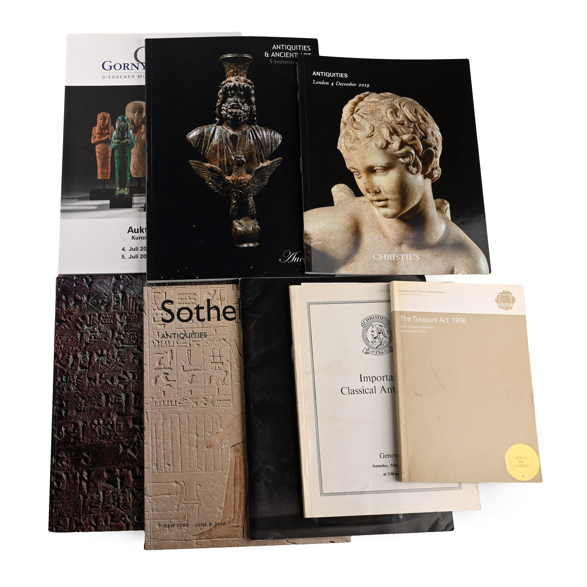 Antiquities Catalogue and Book Group - 8 Titles