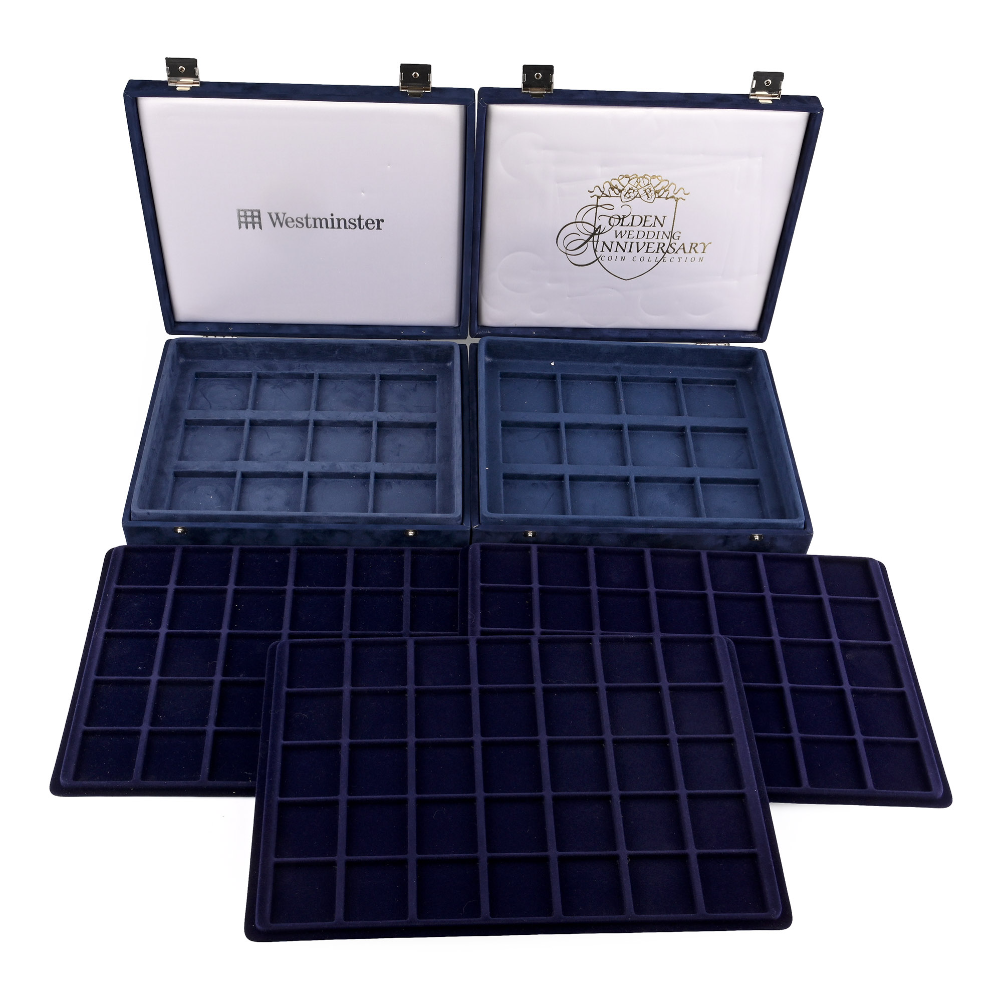 Velour Case and Tray Group [5]