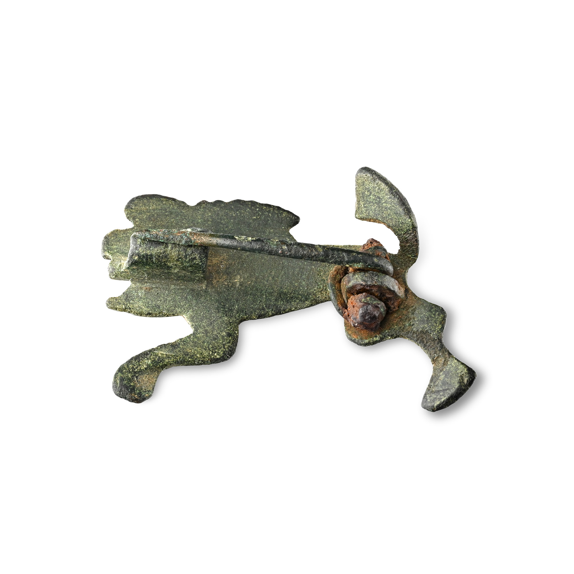 Published Romano-British Tinned Bronze Lion Brooch