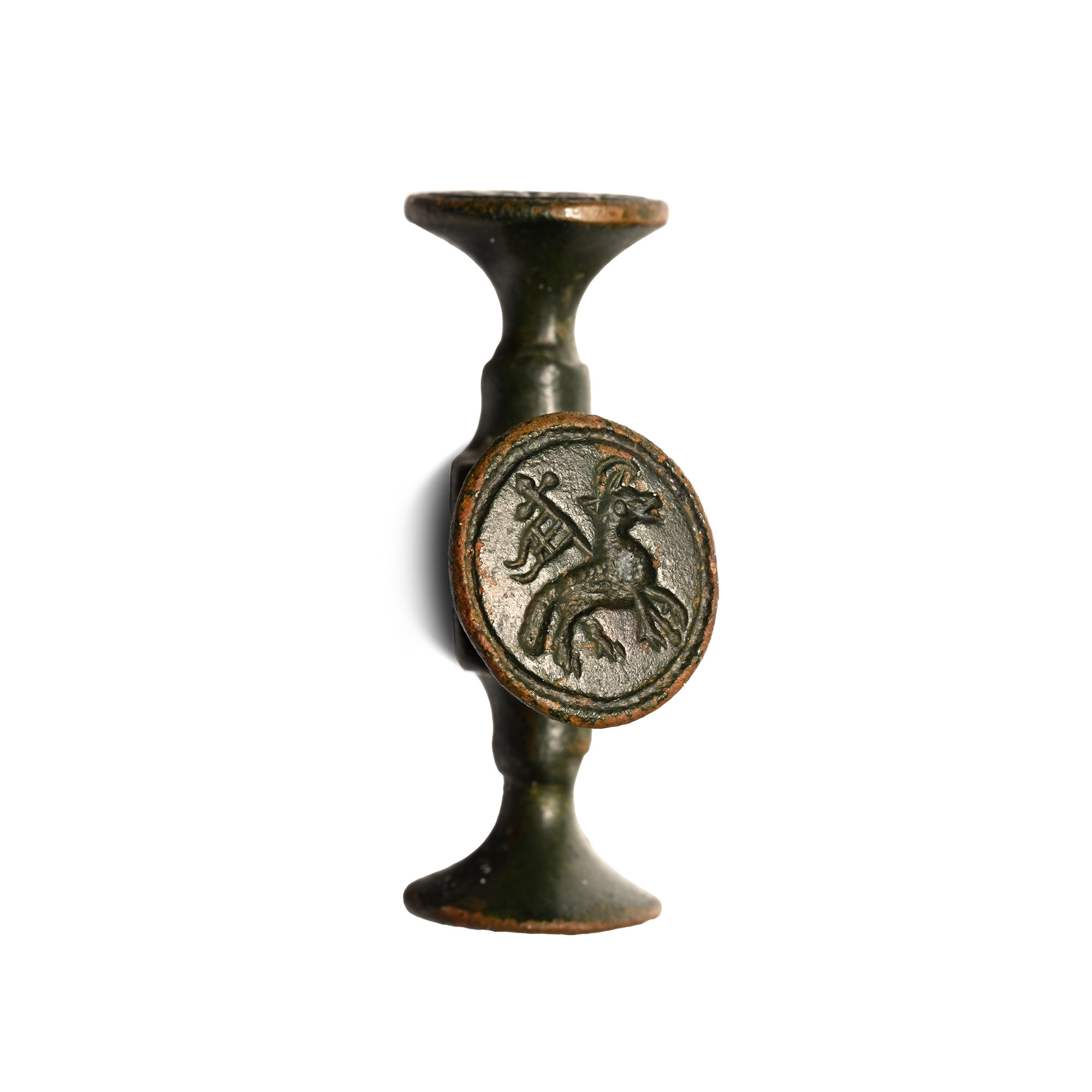 Stuart Period Bronze Four-Way Seal Matrix