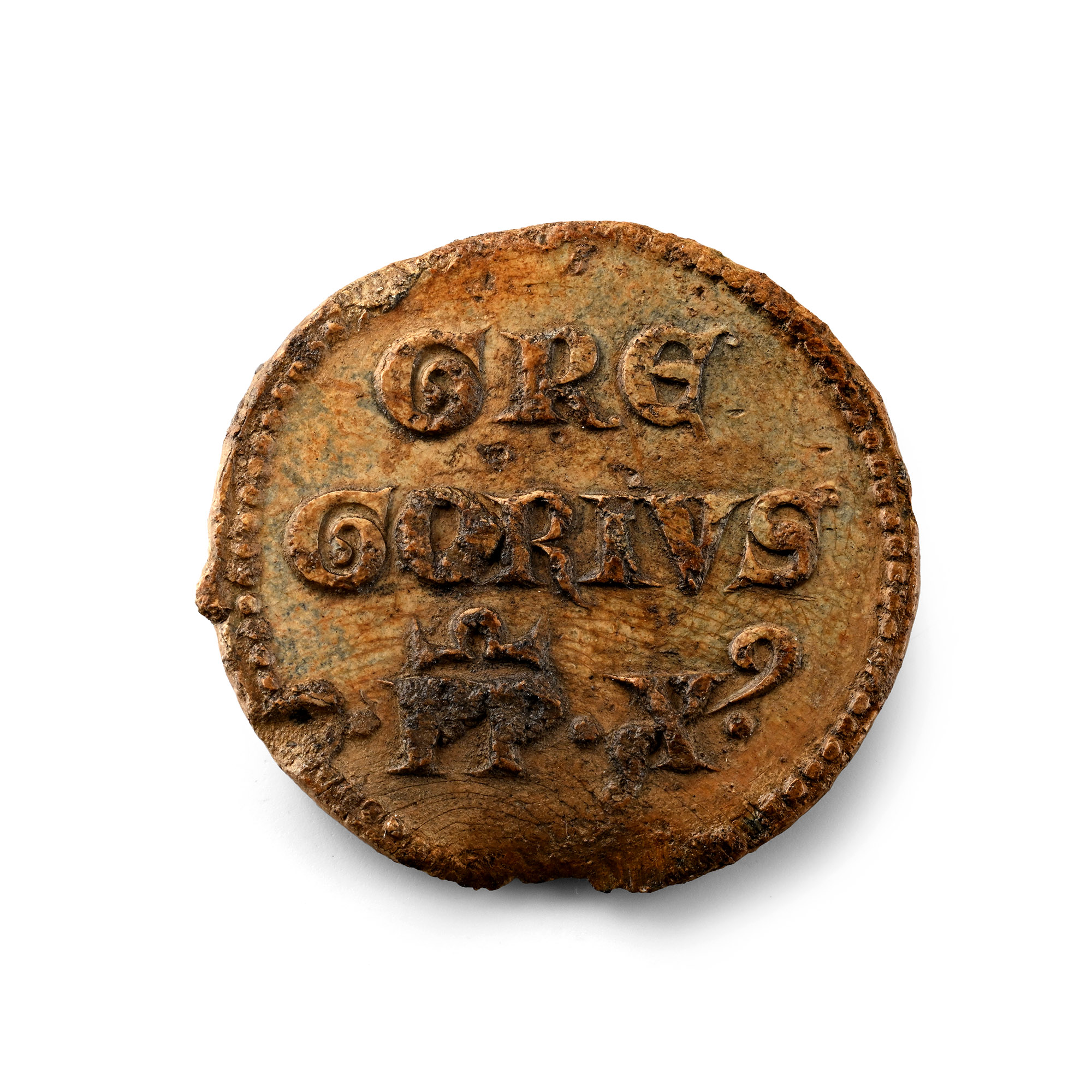 Medieval Lead Gregory X Papal Bulla