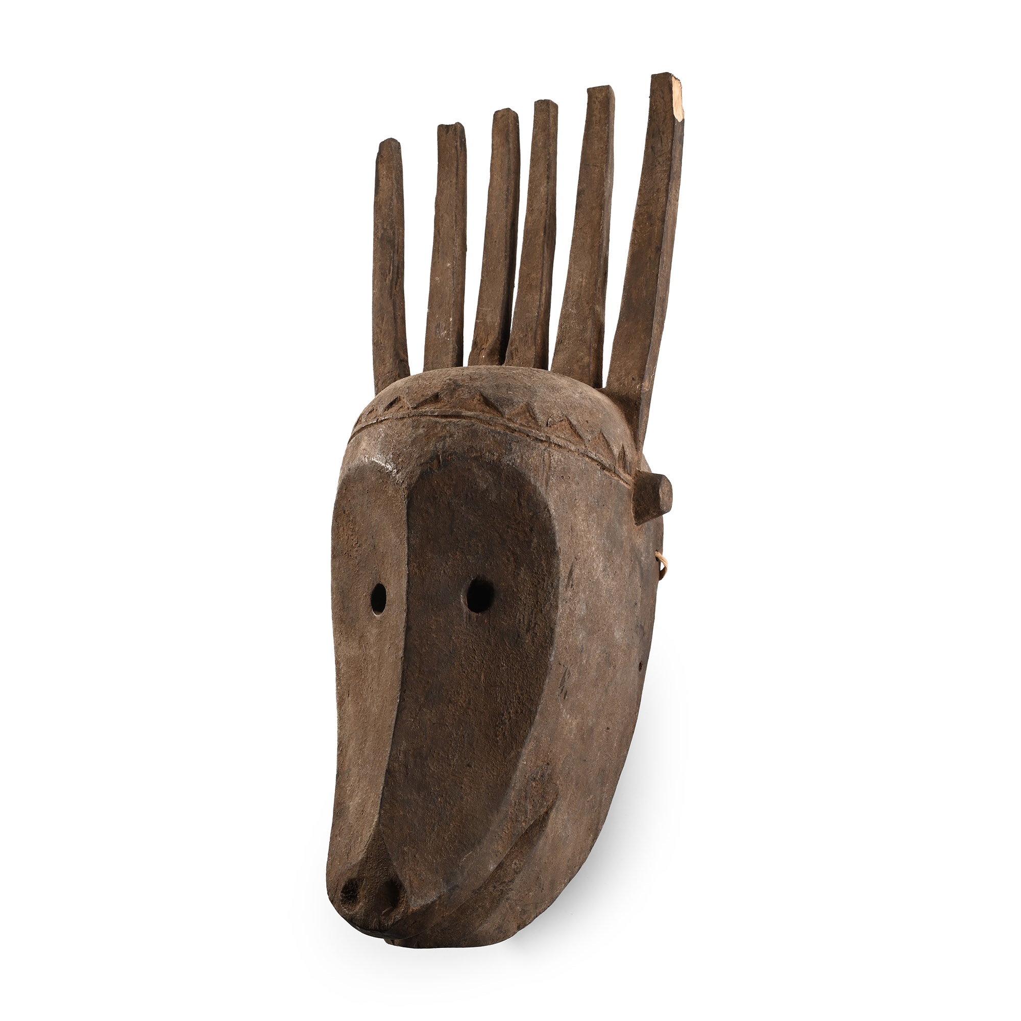 African Wooden Ceremonial Face Mask