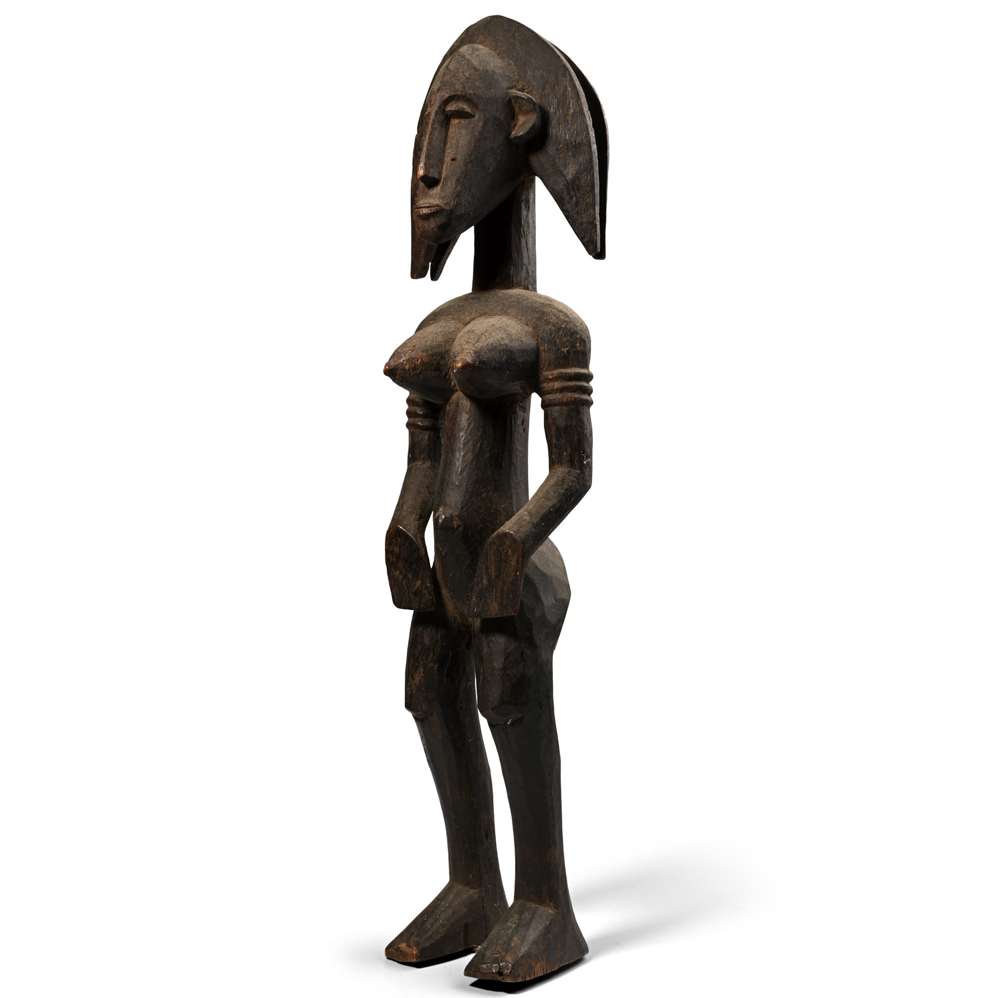 African Wooden Ancestor Figure