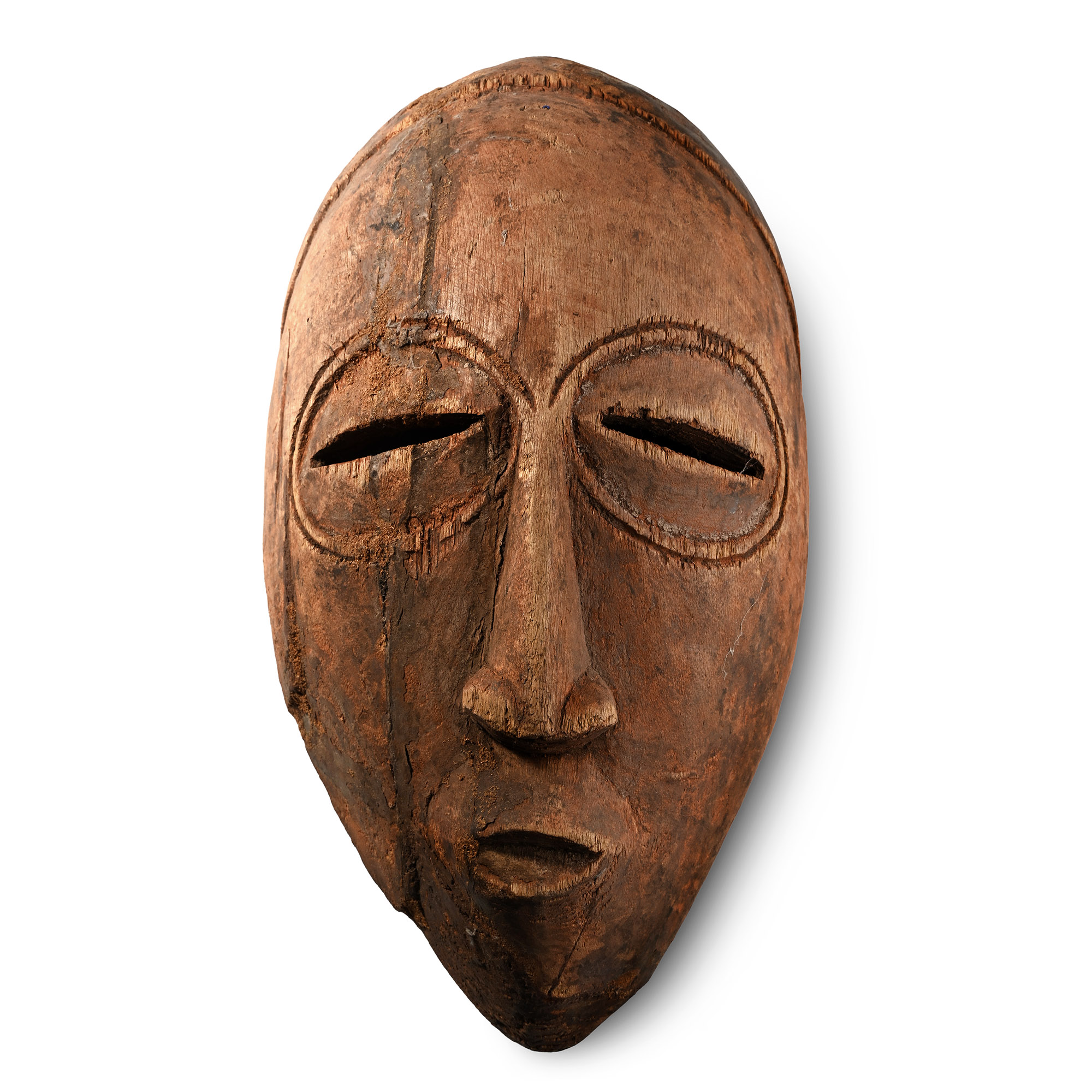 African Wooden Ceremonial Face Mask