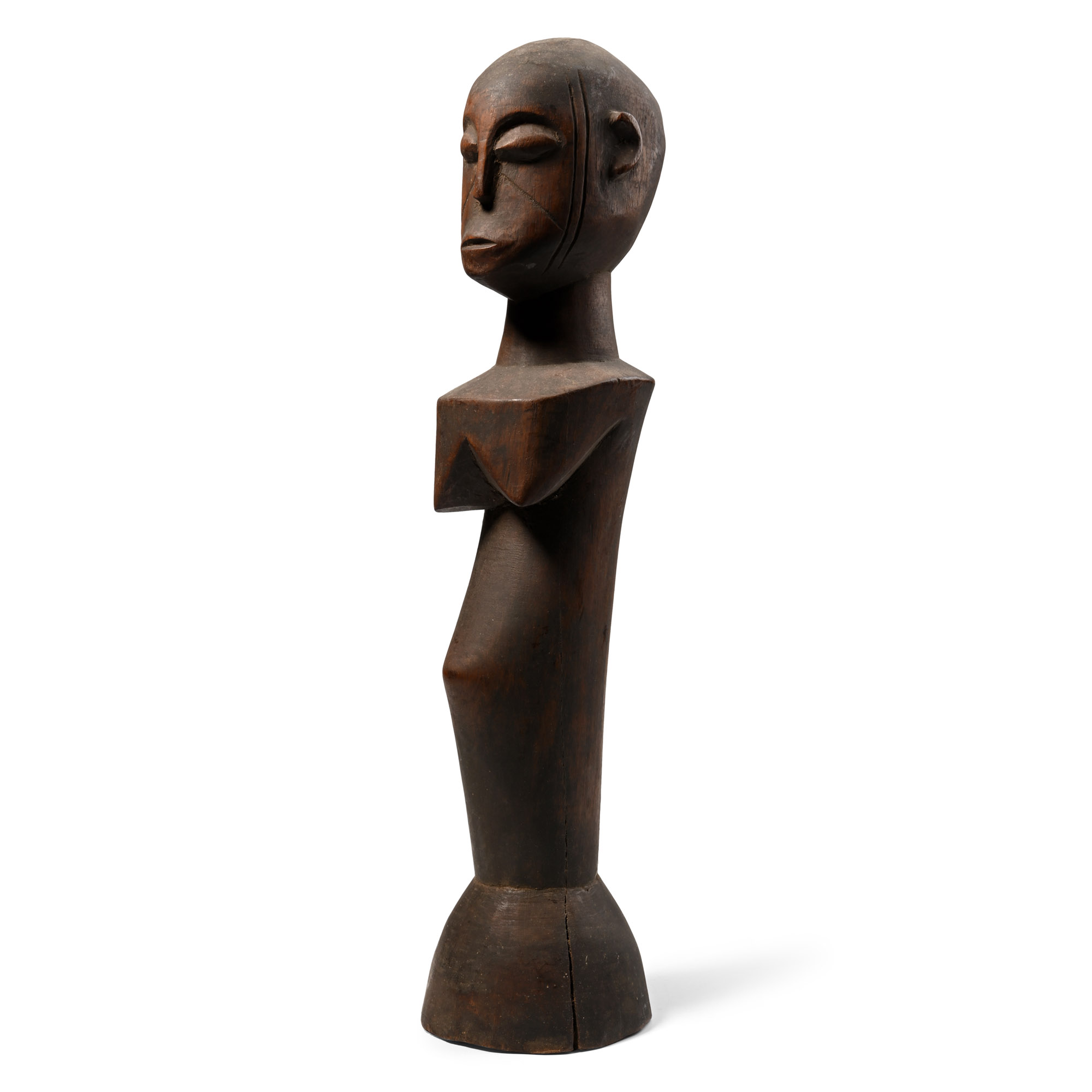 African Wooden Ancestor Figure