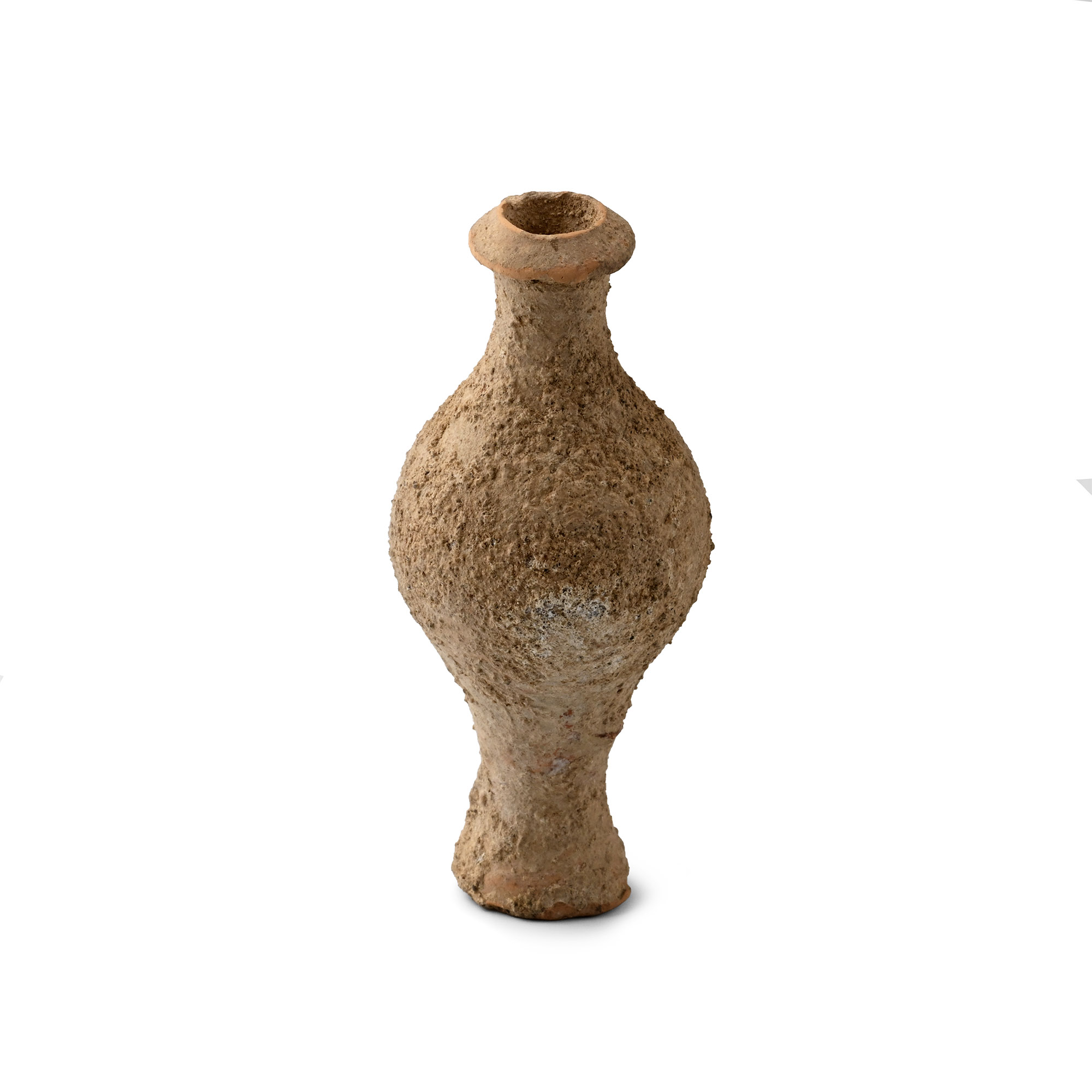 Hellenistic Terracotta Spindle Flask