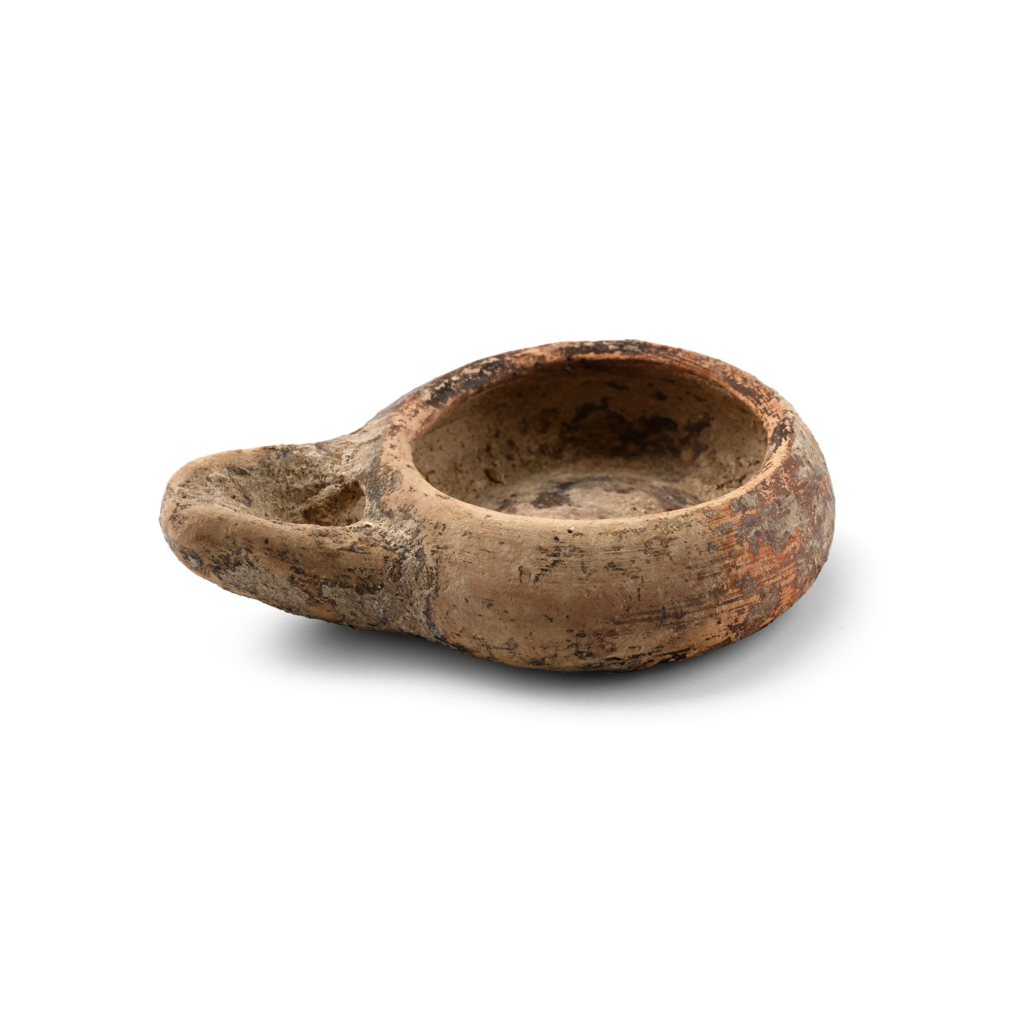 Greek Terracotta Oil Lamp