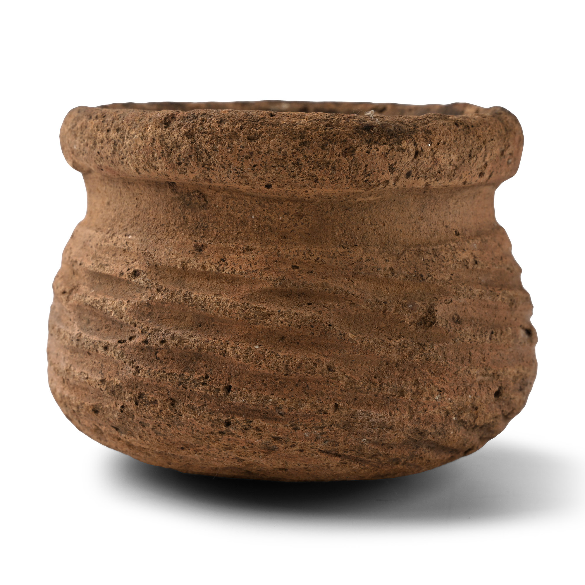 Thai Basket-Shaped Terracotta Pot