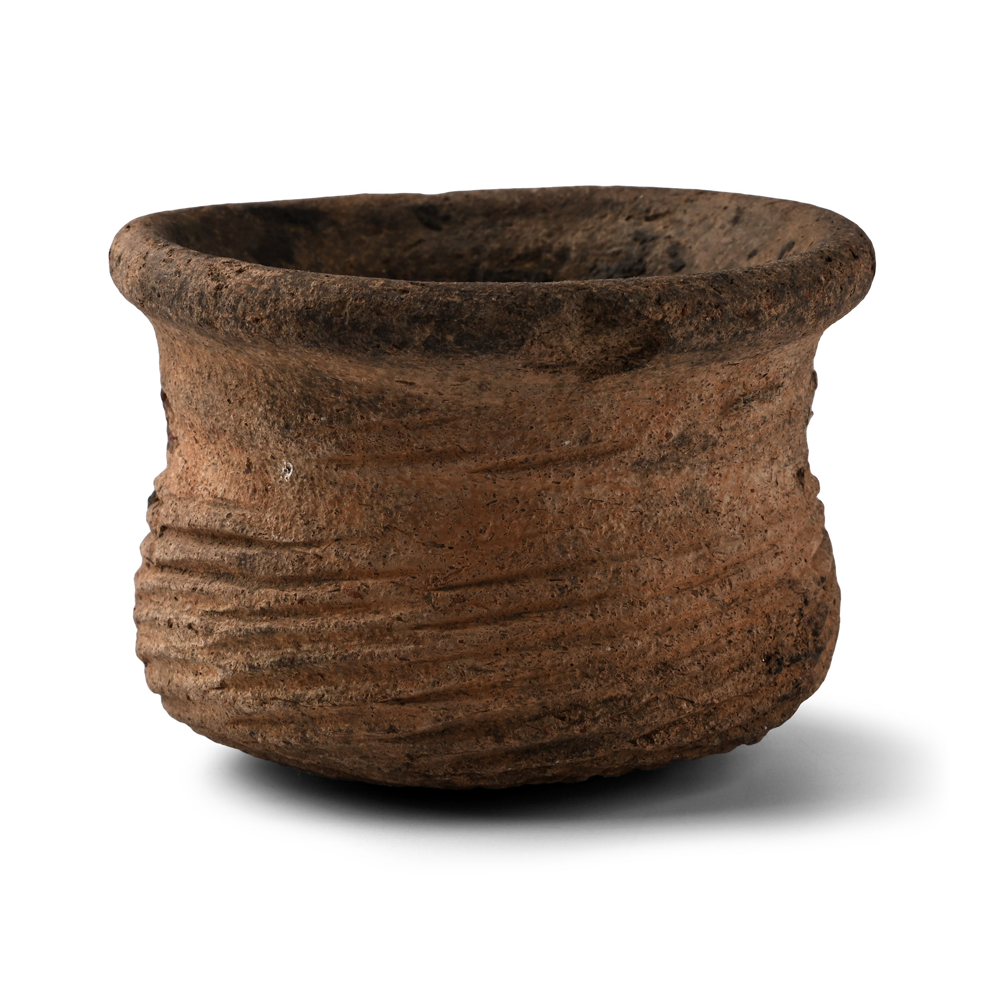 Thai Basket-Shaped Terracotta Vessel