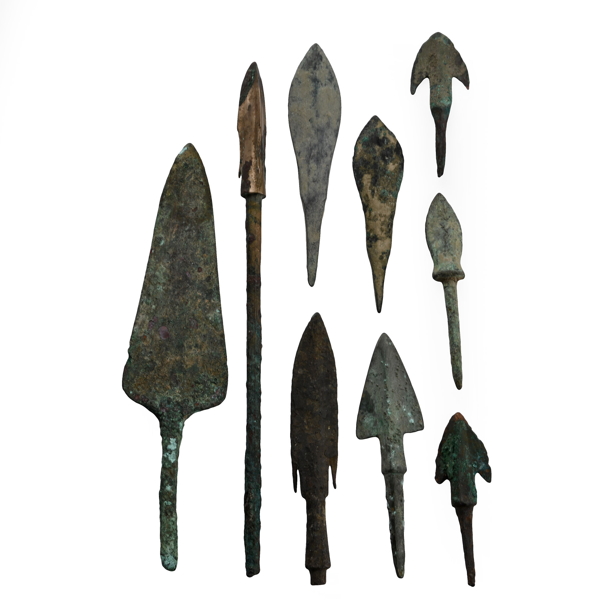 Greek and Other Bronze Arrowhead Collection