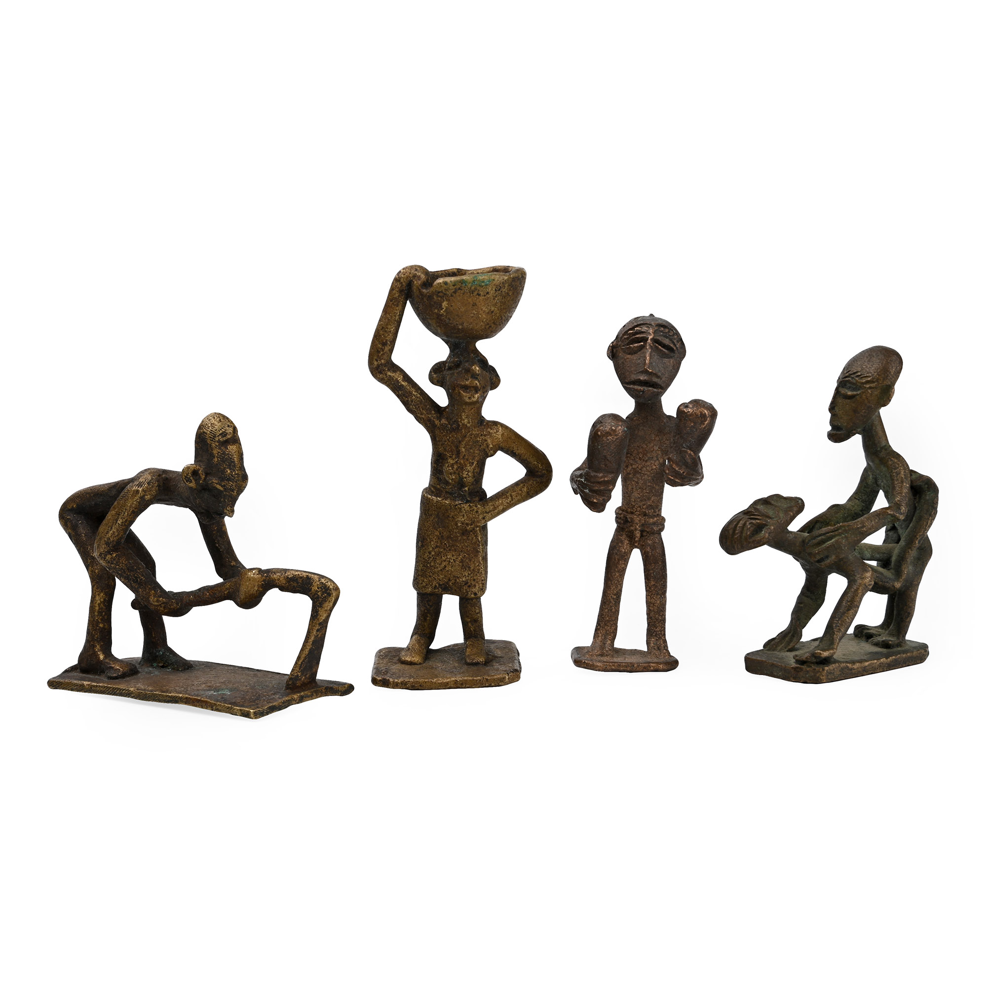 Ashanti Bronze Gold Figural Weight Collection