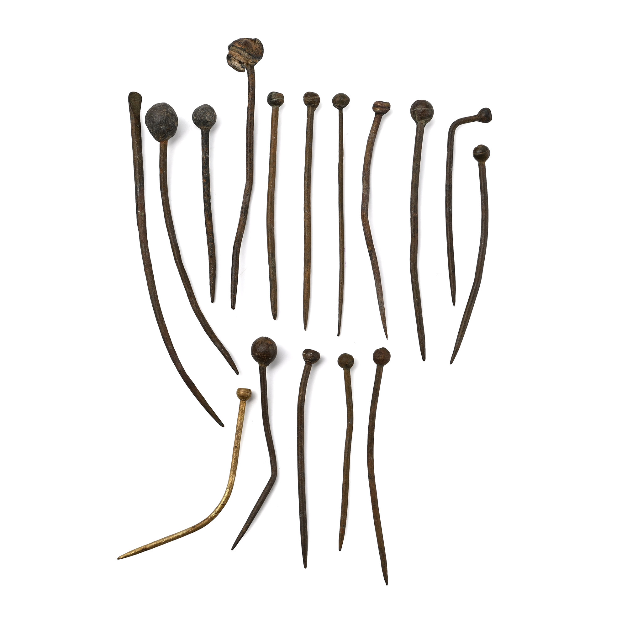 'Thames' Tudor Bronze Dress Pin Collection