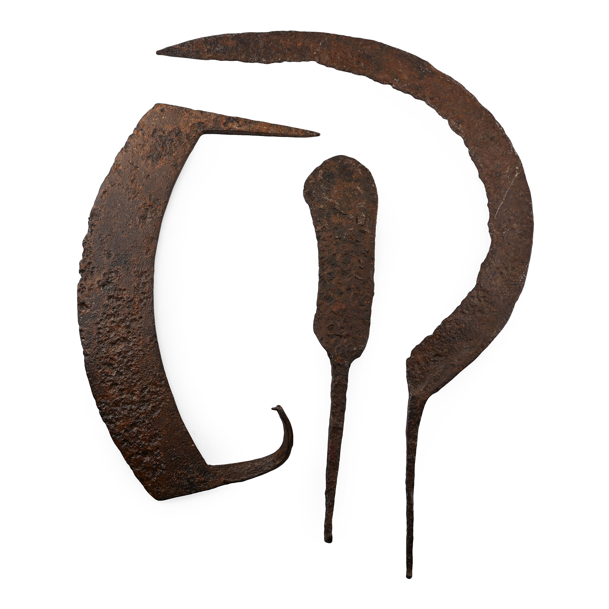 Medieval Iron Scythe Collection