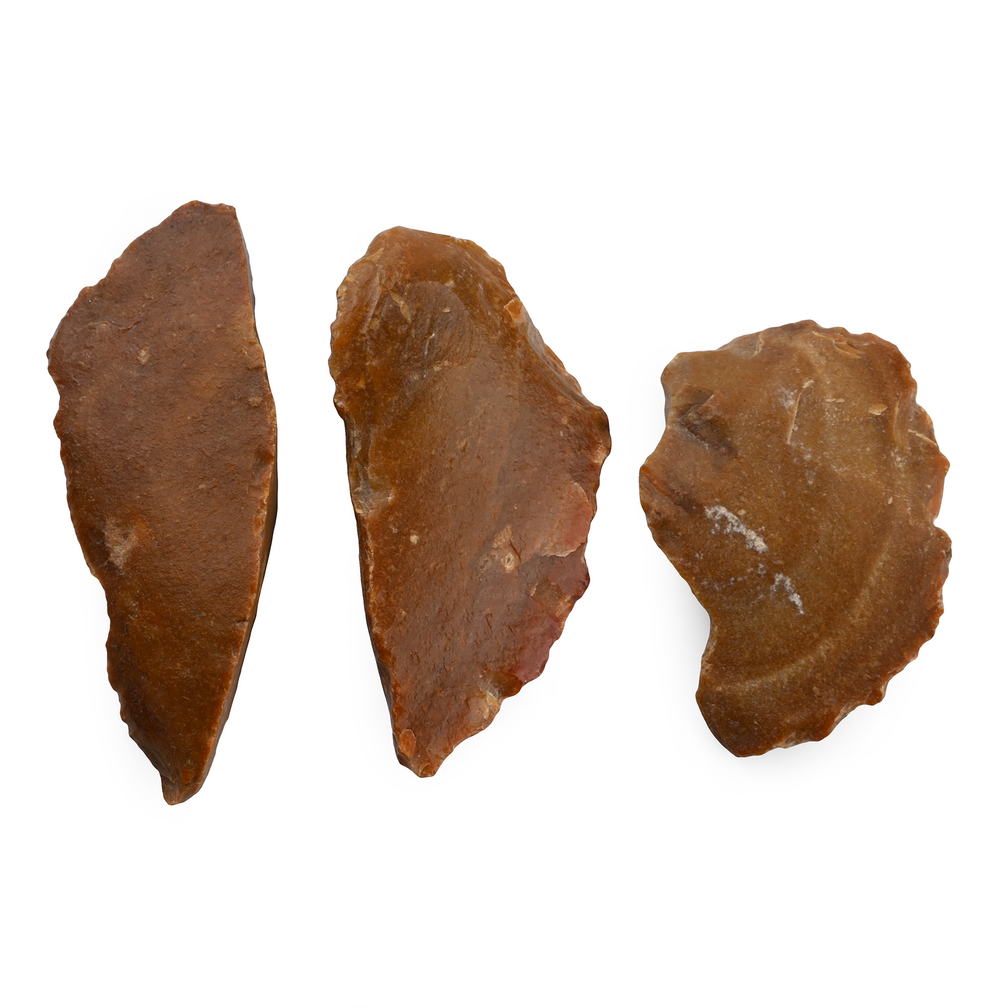 Acheulian Knapped Scraper/Knife Group.