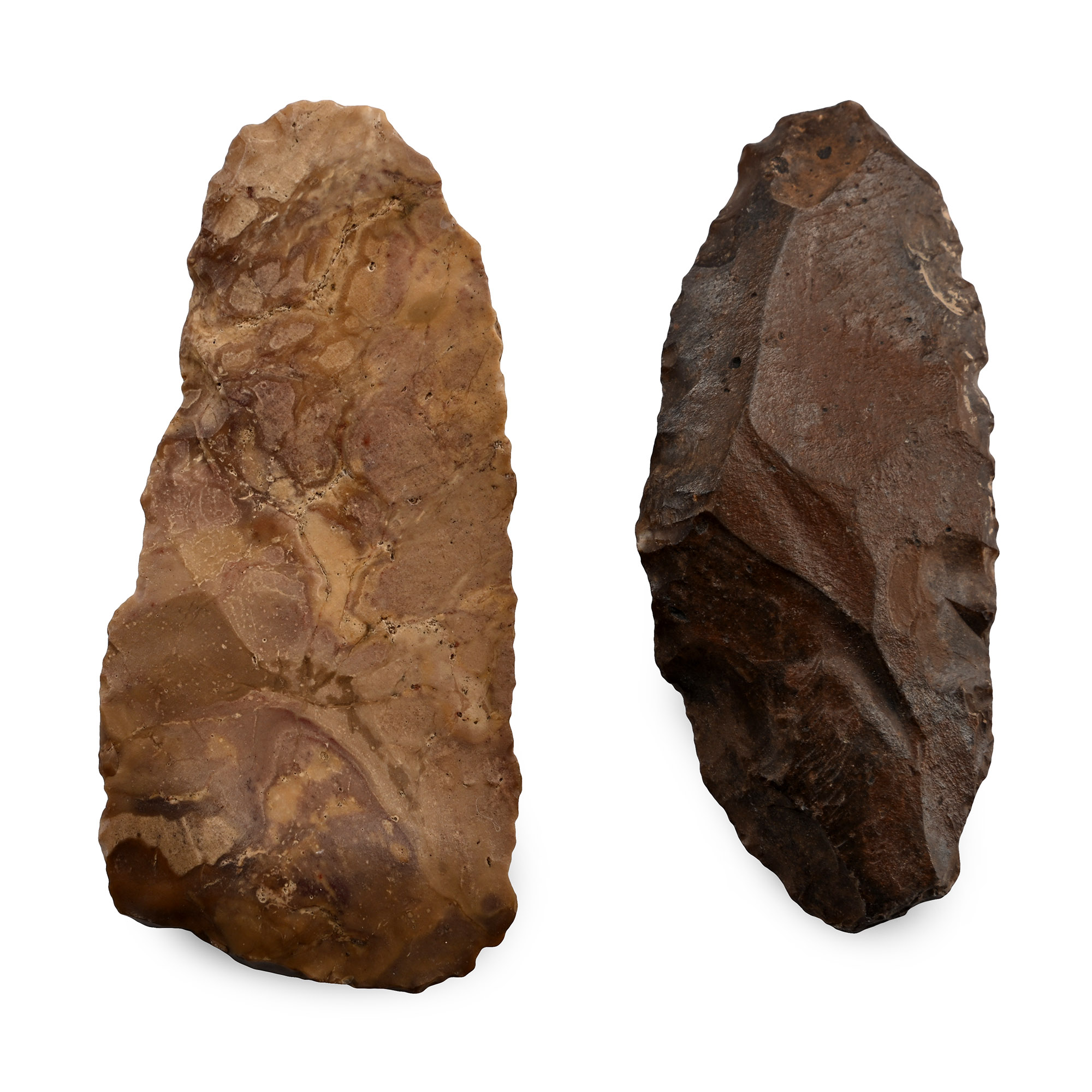 Stone Age Tenerean Knapped Flint Knife Group