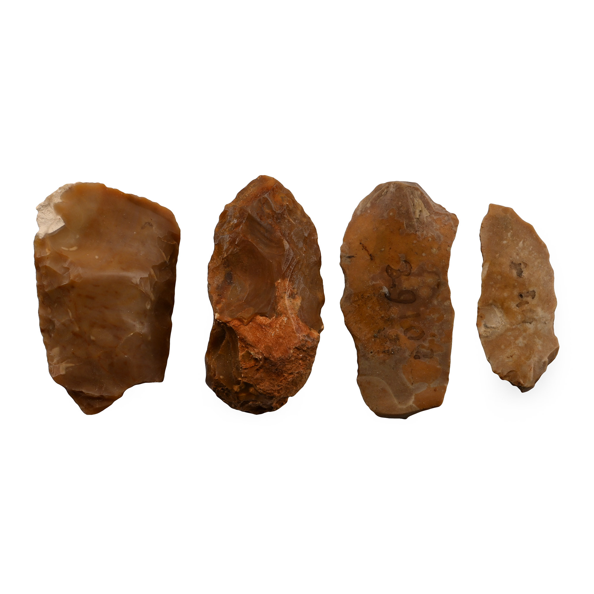 Stone Age Knapped Scraper Collection