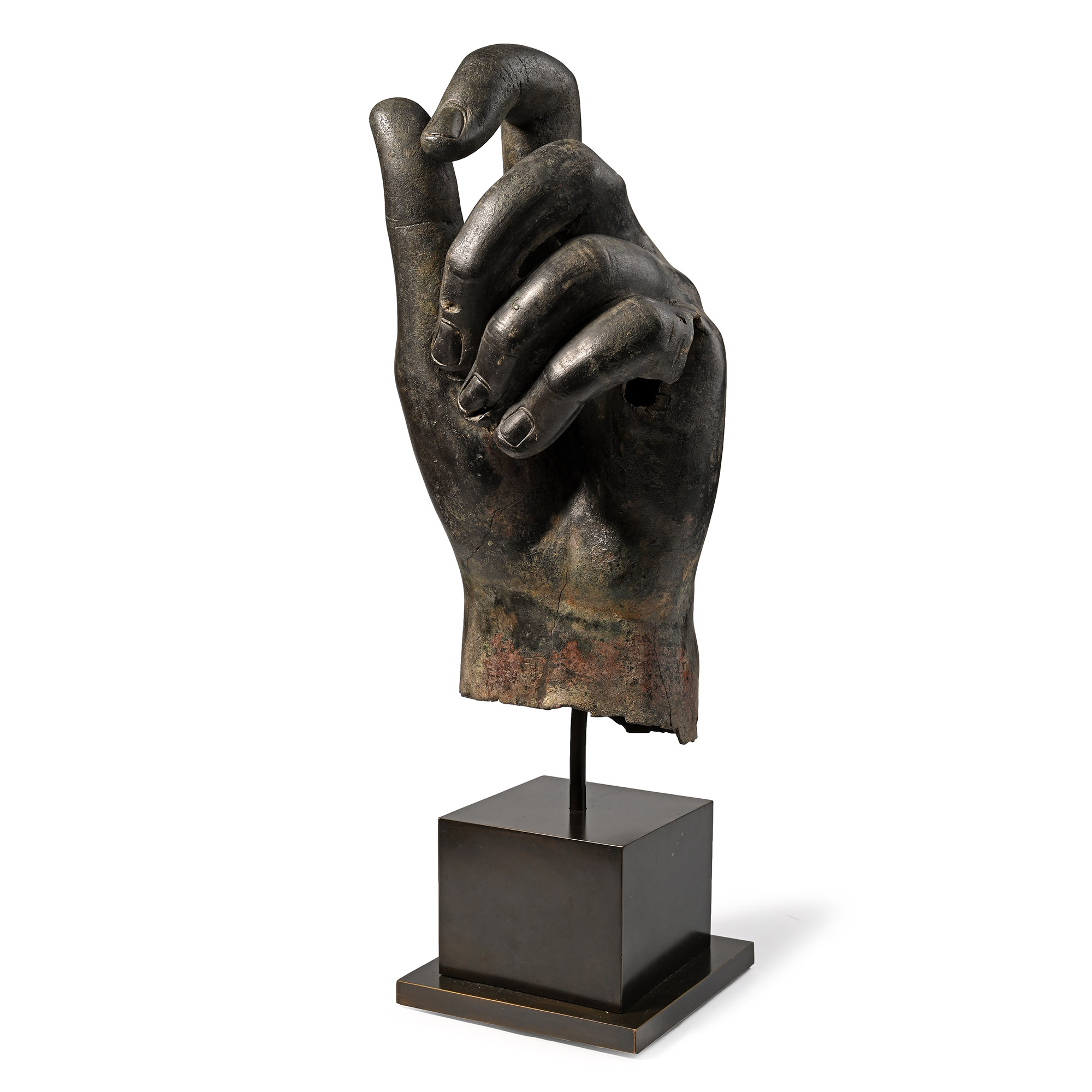 Monumental Roman Bronze Left Hand