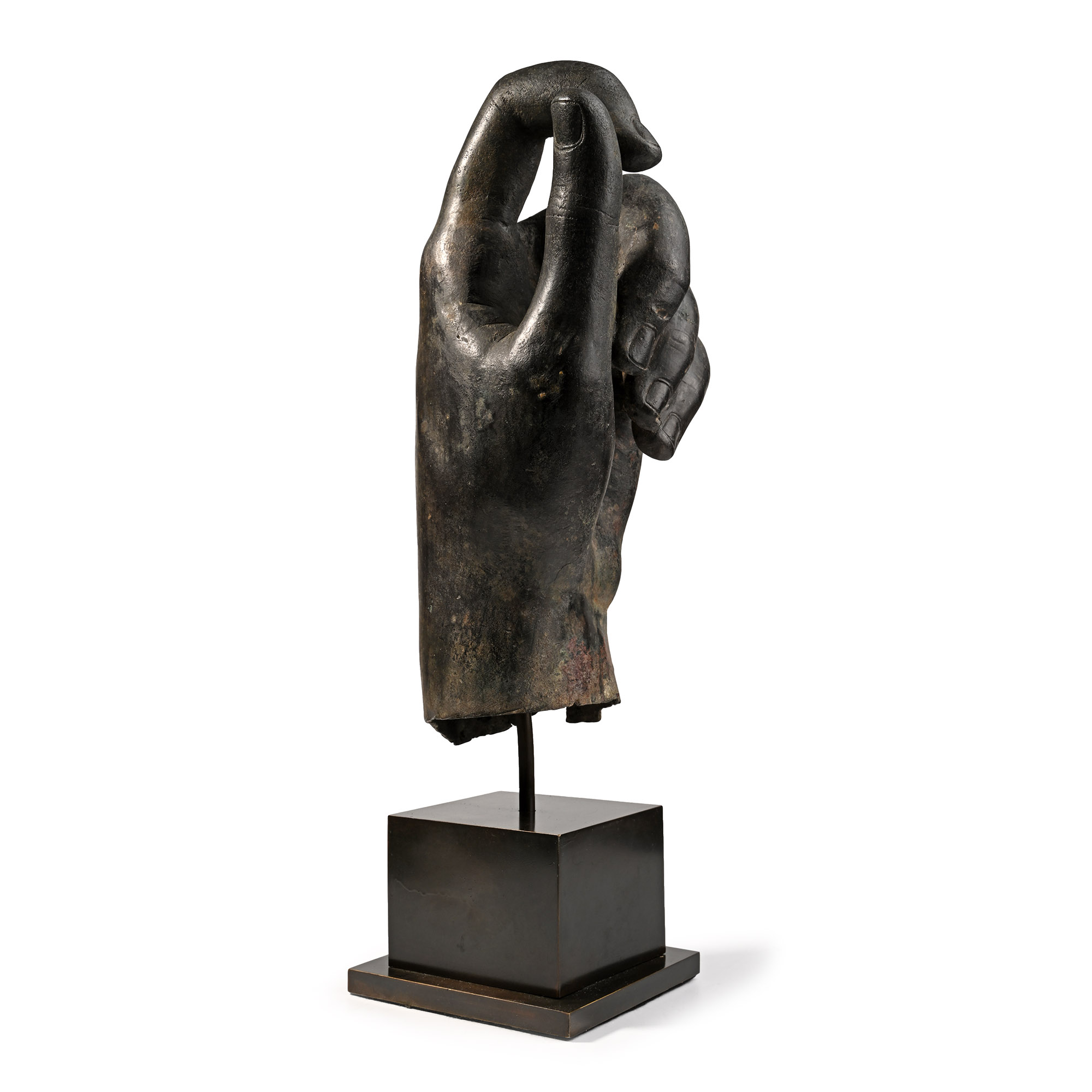 Monumental Roman Bronze Left Hand