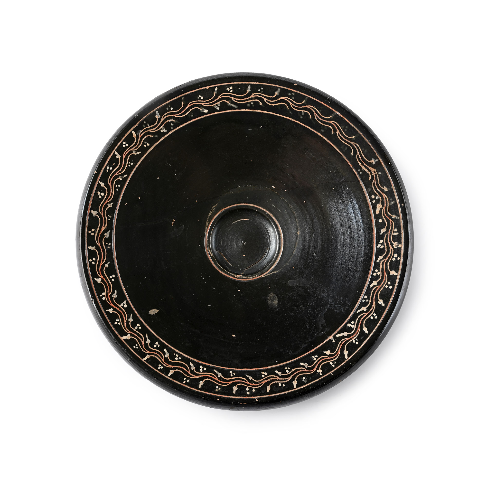 Large Hellenistic Teano-Ware Fish Plate