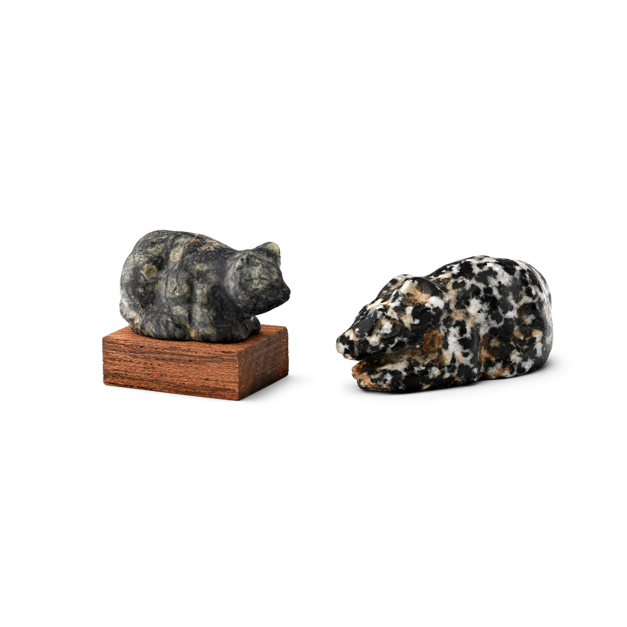Roman Granite Cat and Mouse Amulets