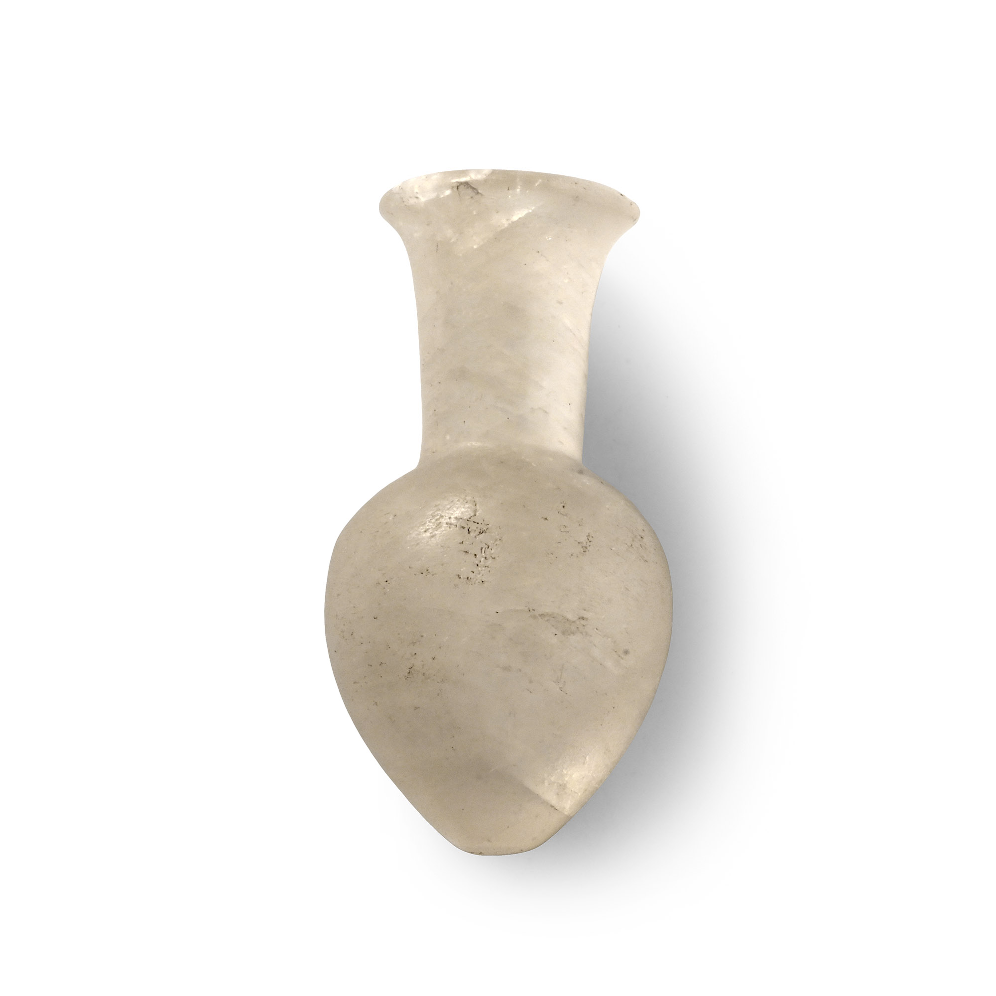 Egyptian Rock Crystal Piriform Vessel