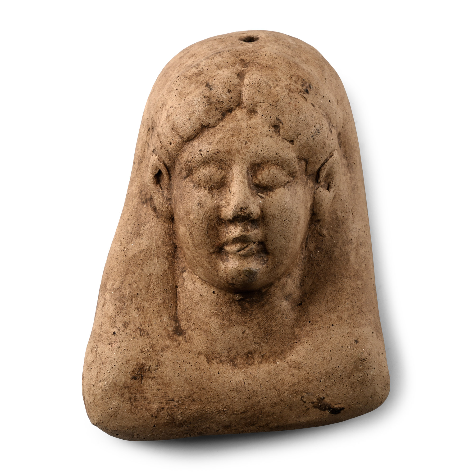 Greek Terracotta Female Protome