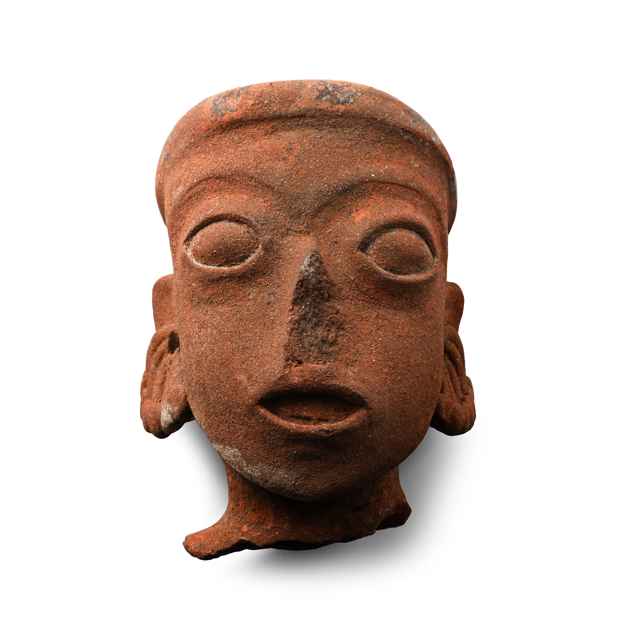 Large Pre-Columbian Terracotta Head