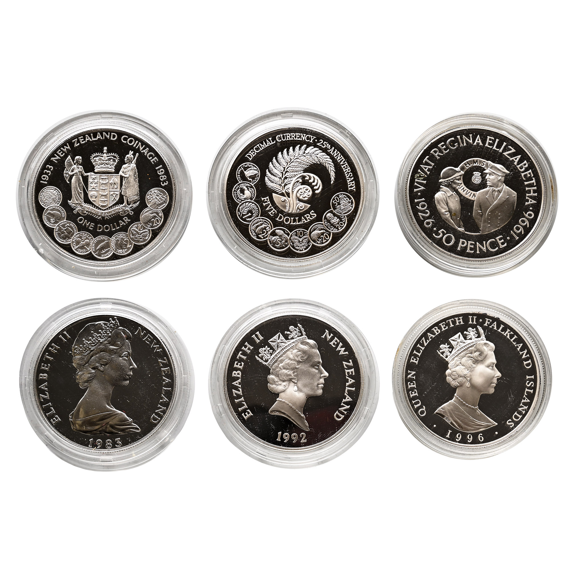 Group of Three [3] Commonwealth AR Commemorative Coins.