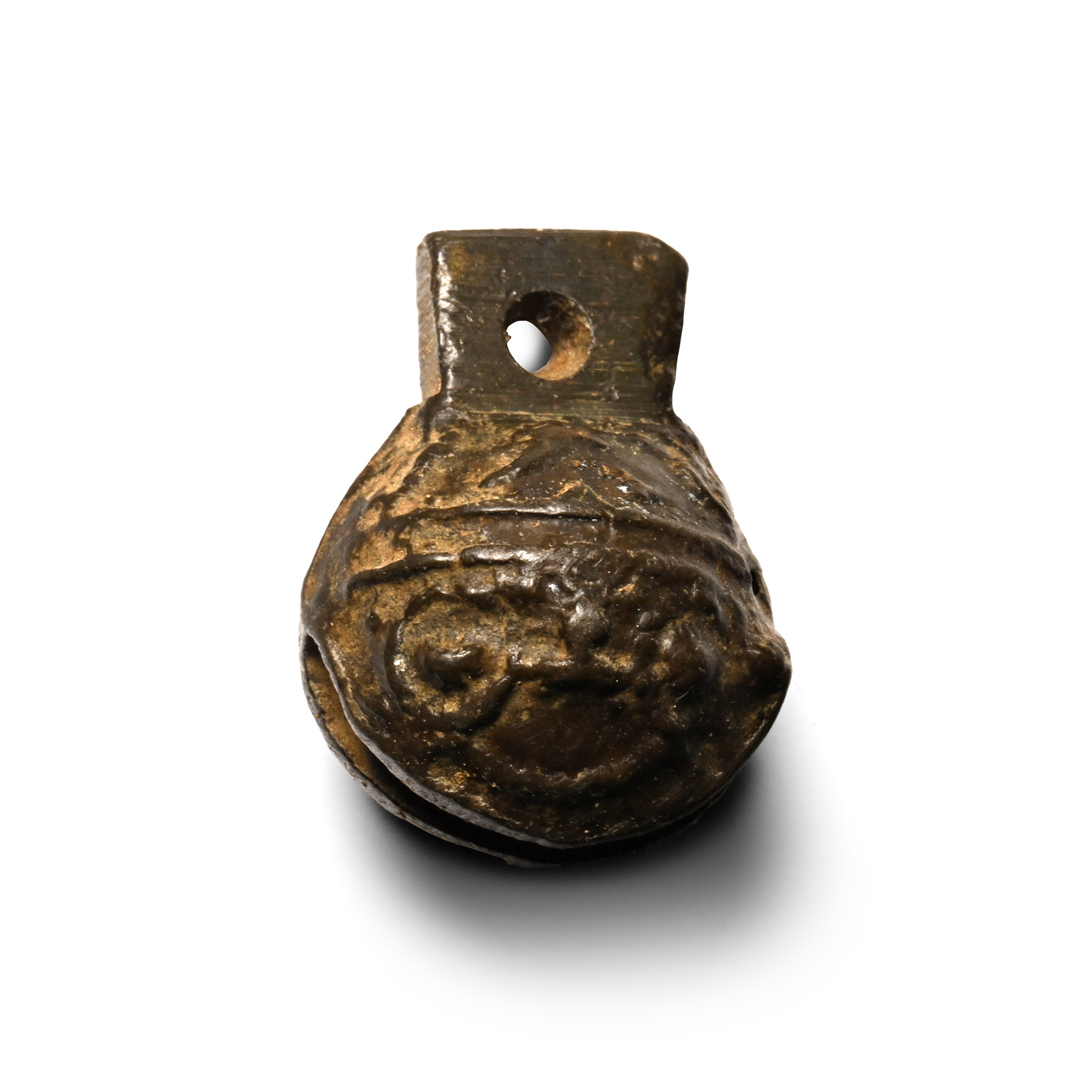 Medieval or Tudor Decorated Bronze Dress Bell