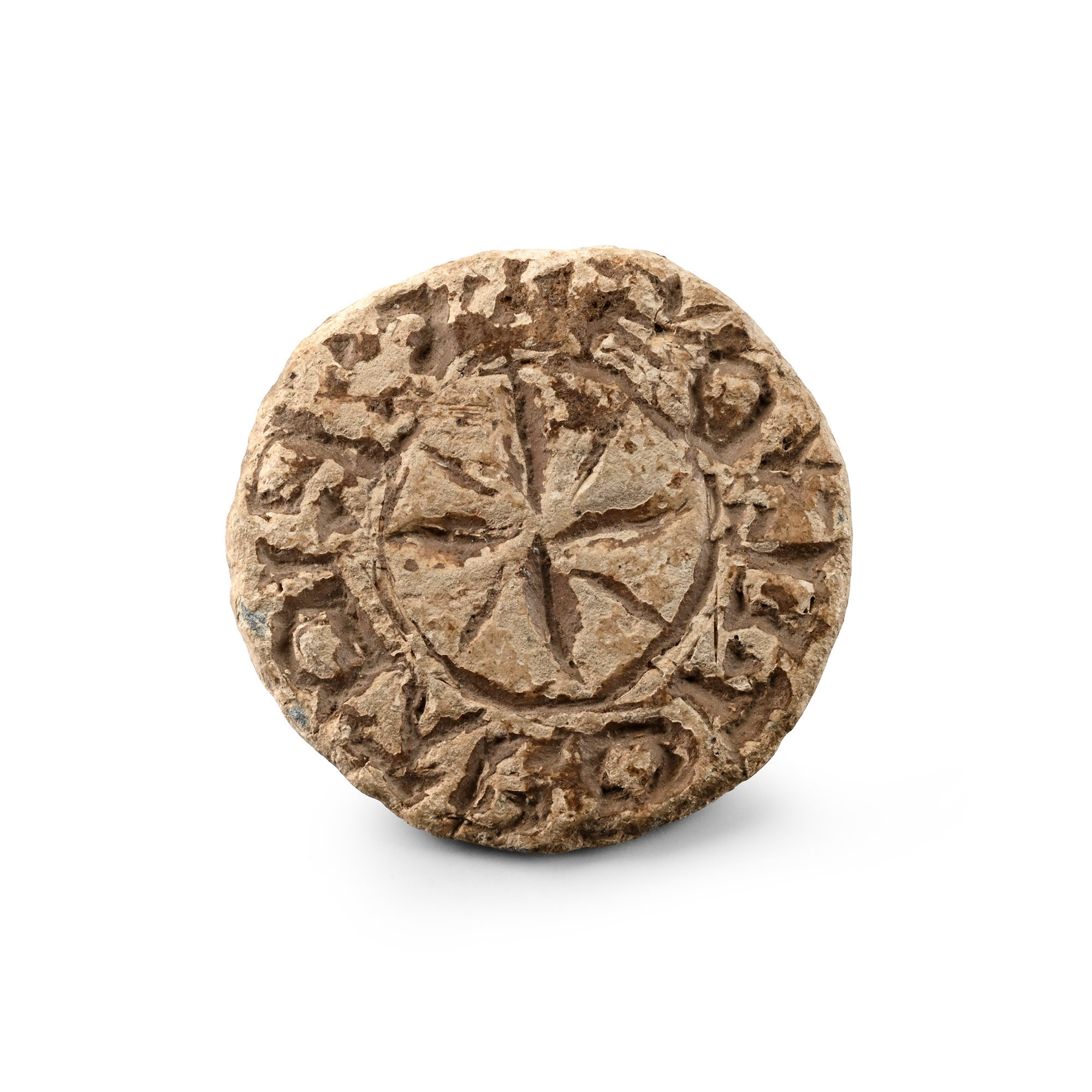Medieval Lead Seal Matrix for Richard Ellis