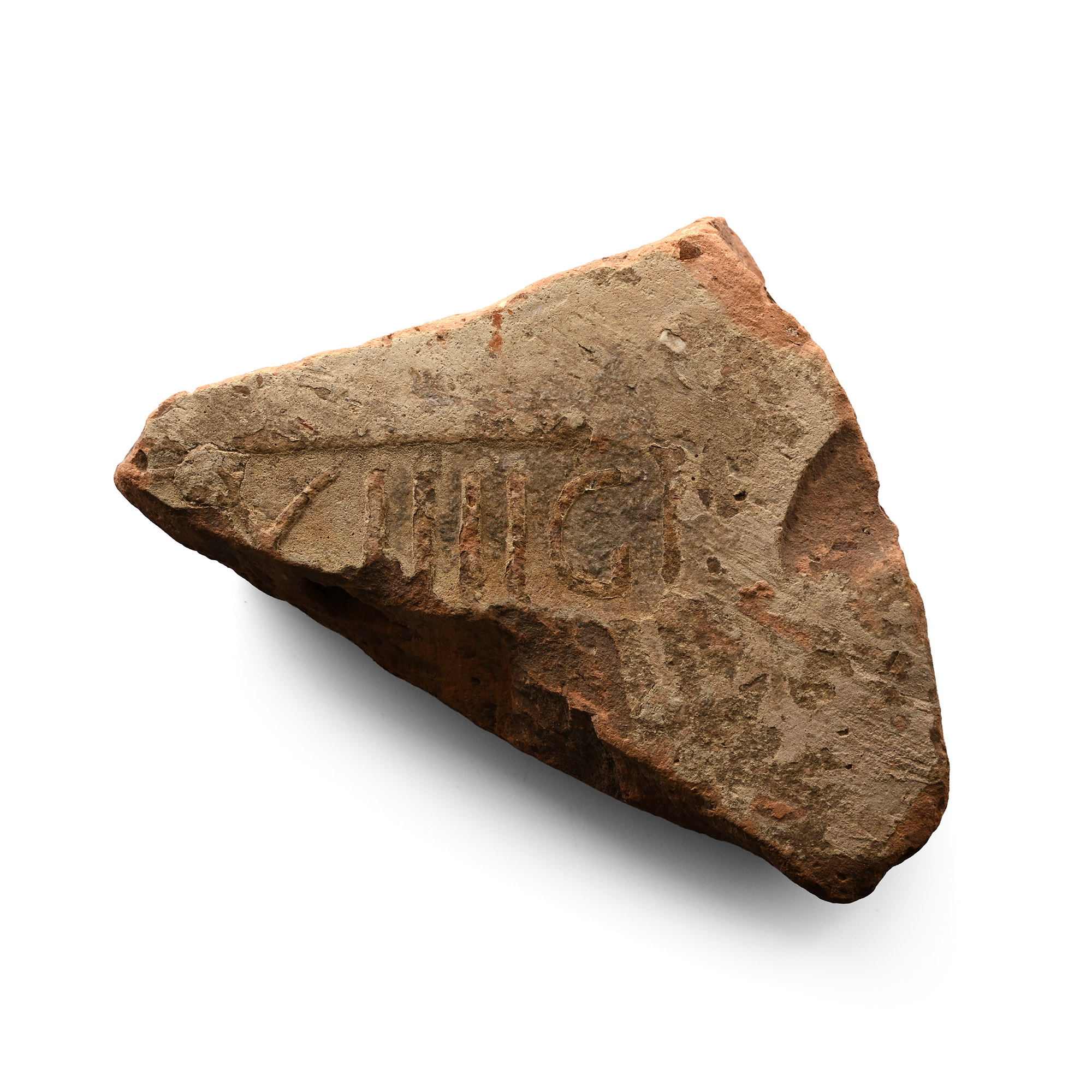 Roman Roof Tile with Legion XIIIG Stamp