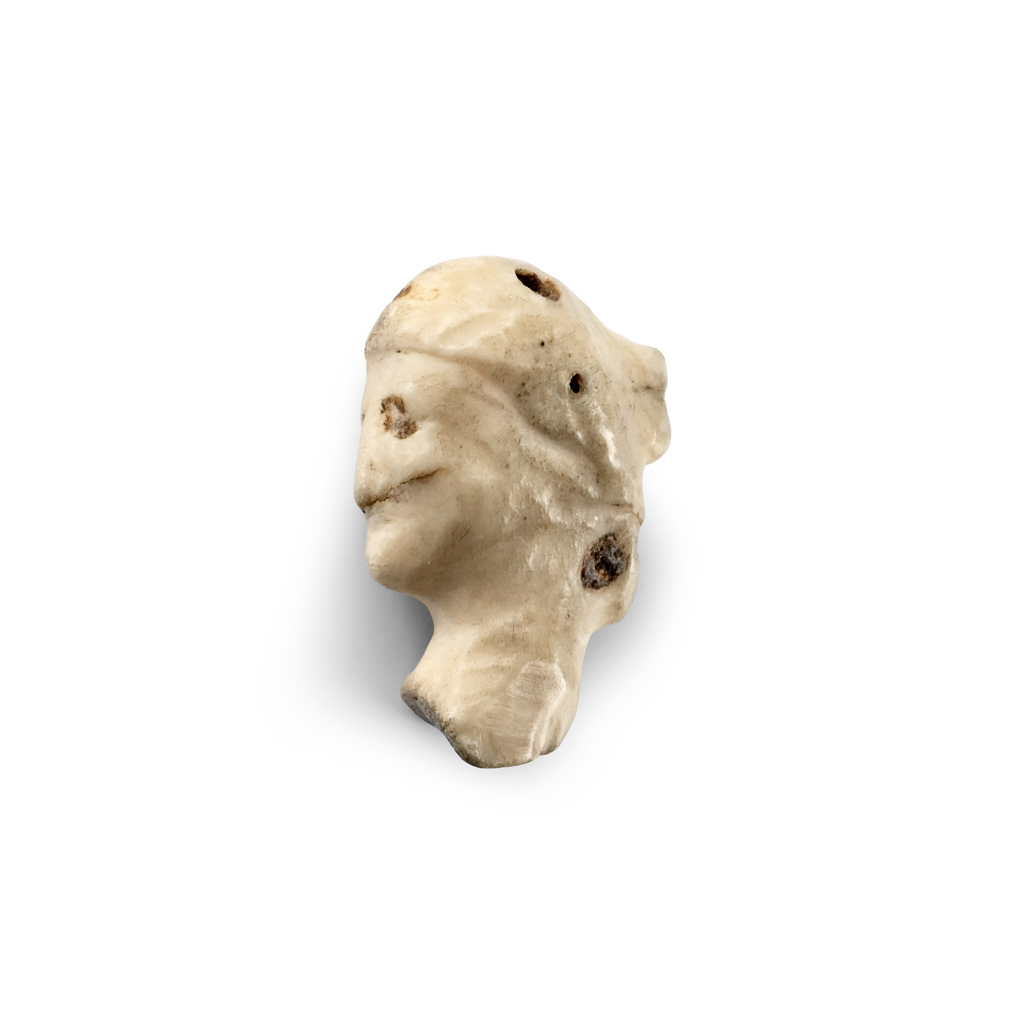 Roman Stone Head