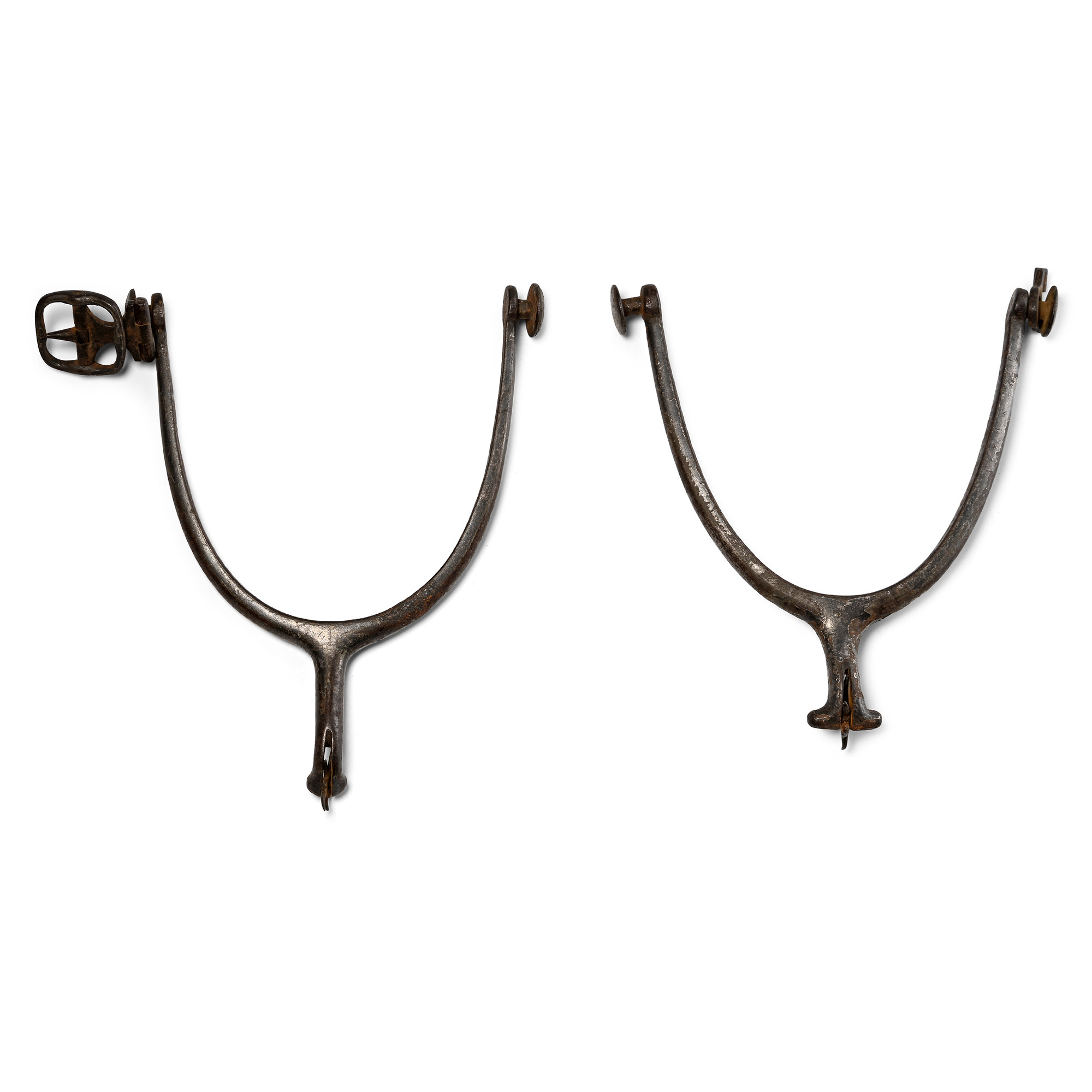 Tudor Bronze Spur Pair