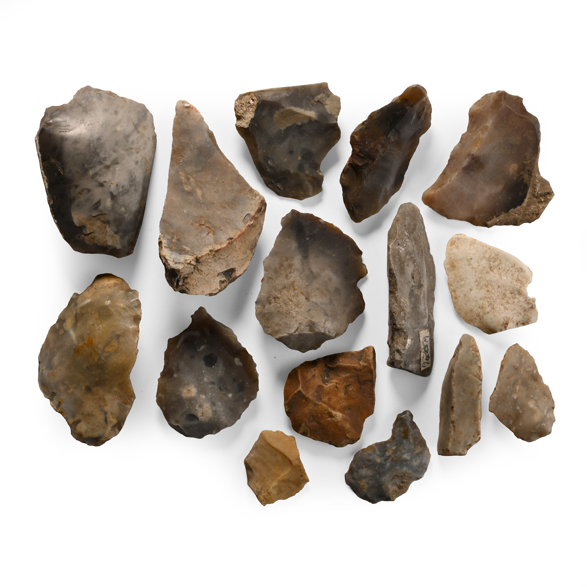 Stone Age Collection of Flint Tools and Implements