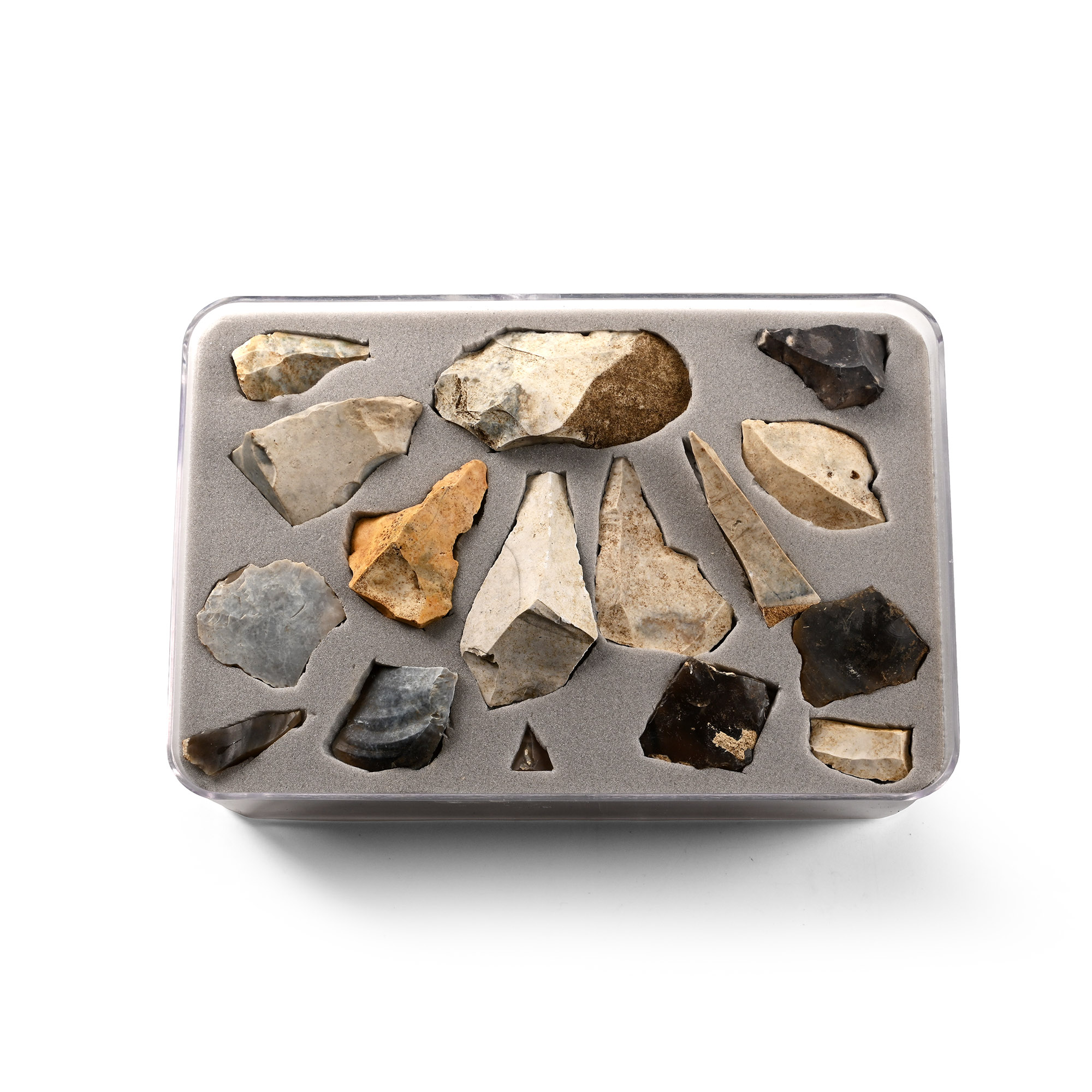 Stone Age Collection of Flint Tools and Implements