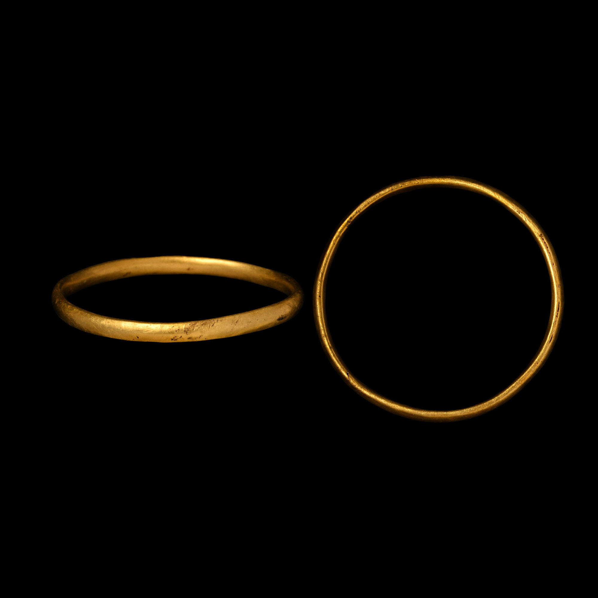 Large Georgian Gold Wedding Ring