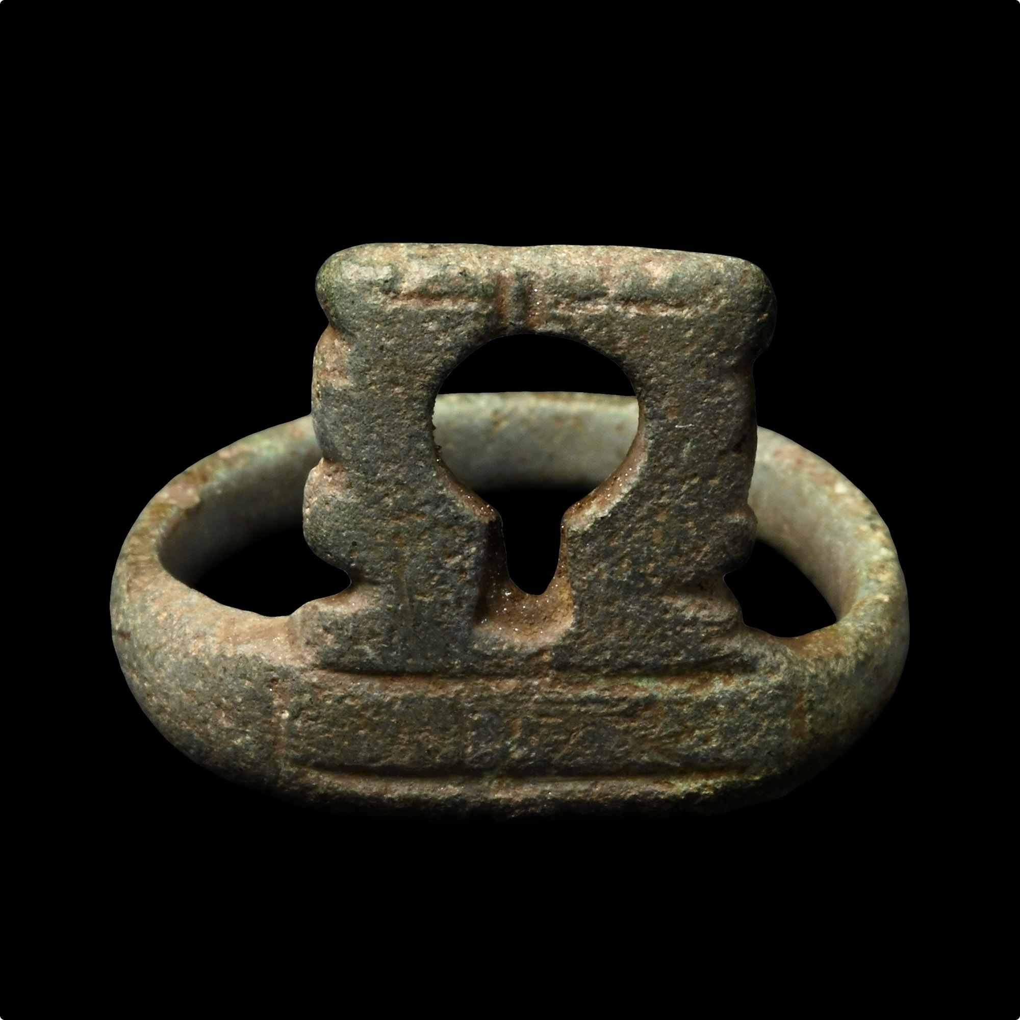 Roman Bronze Key Ring