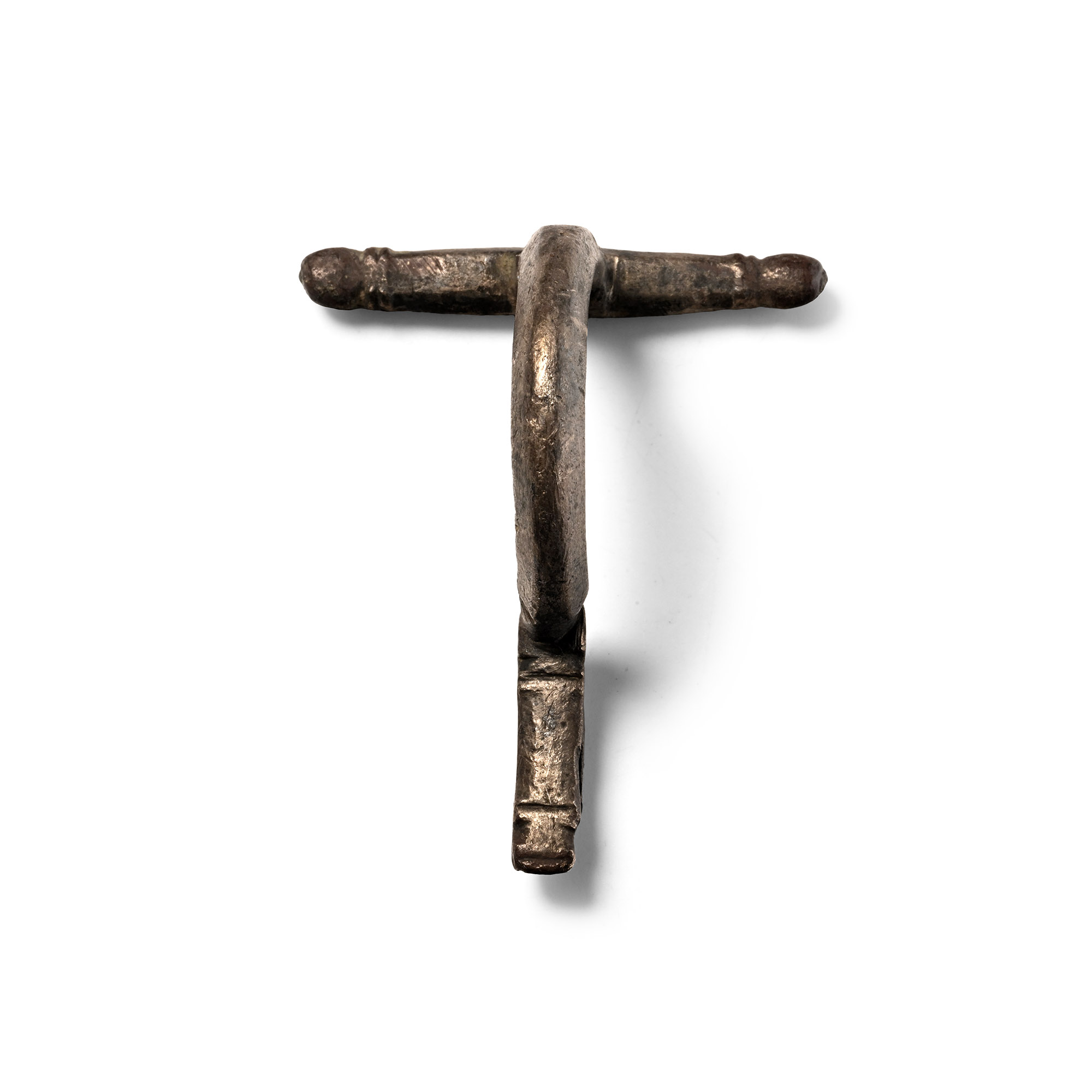 Roman Silver Crossbow Brooch