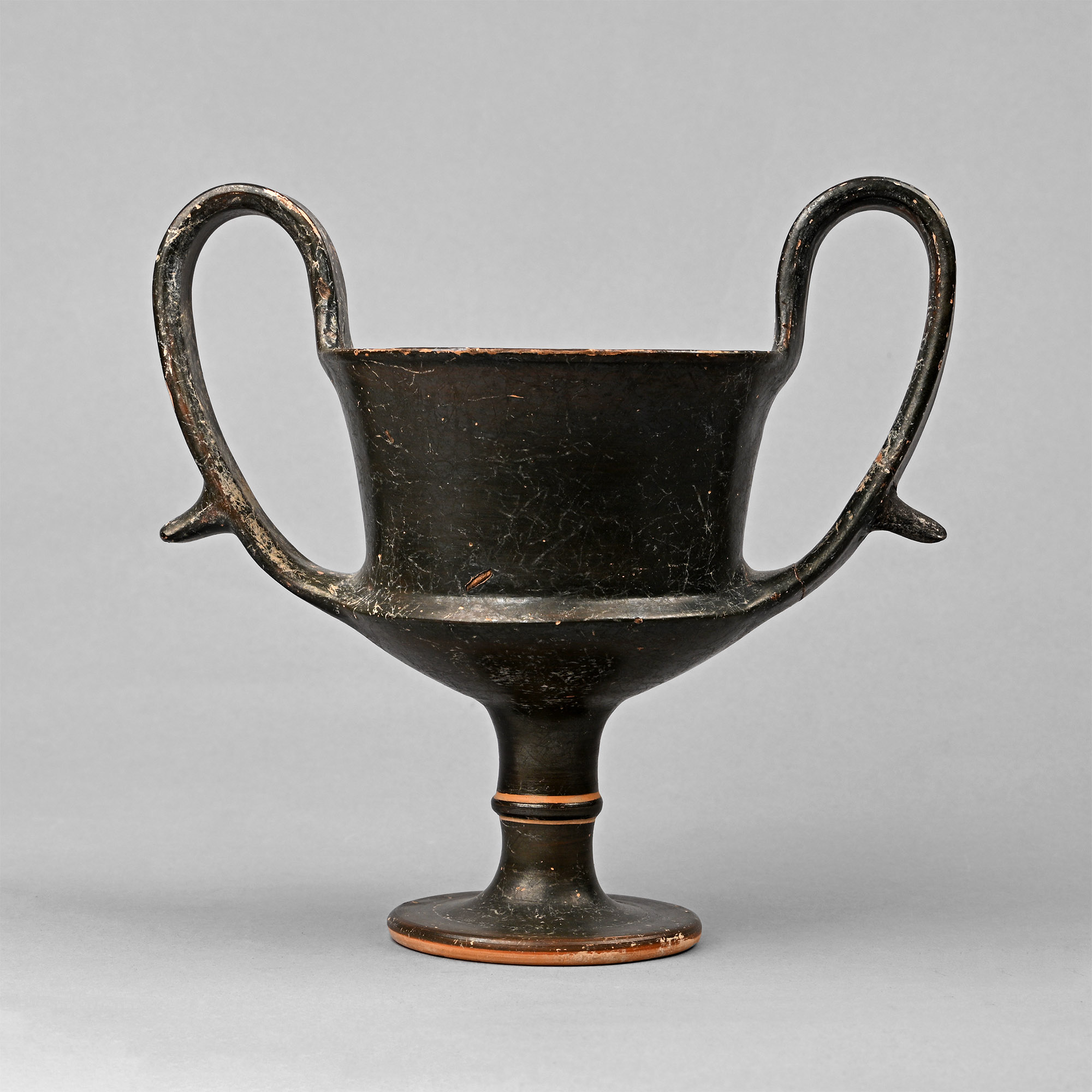 Boeotian Black-Glazed Terracotta Kantharos