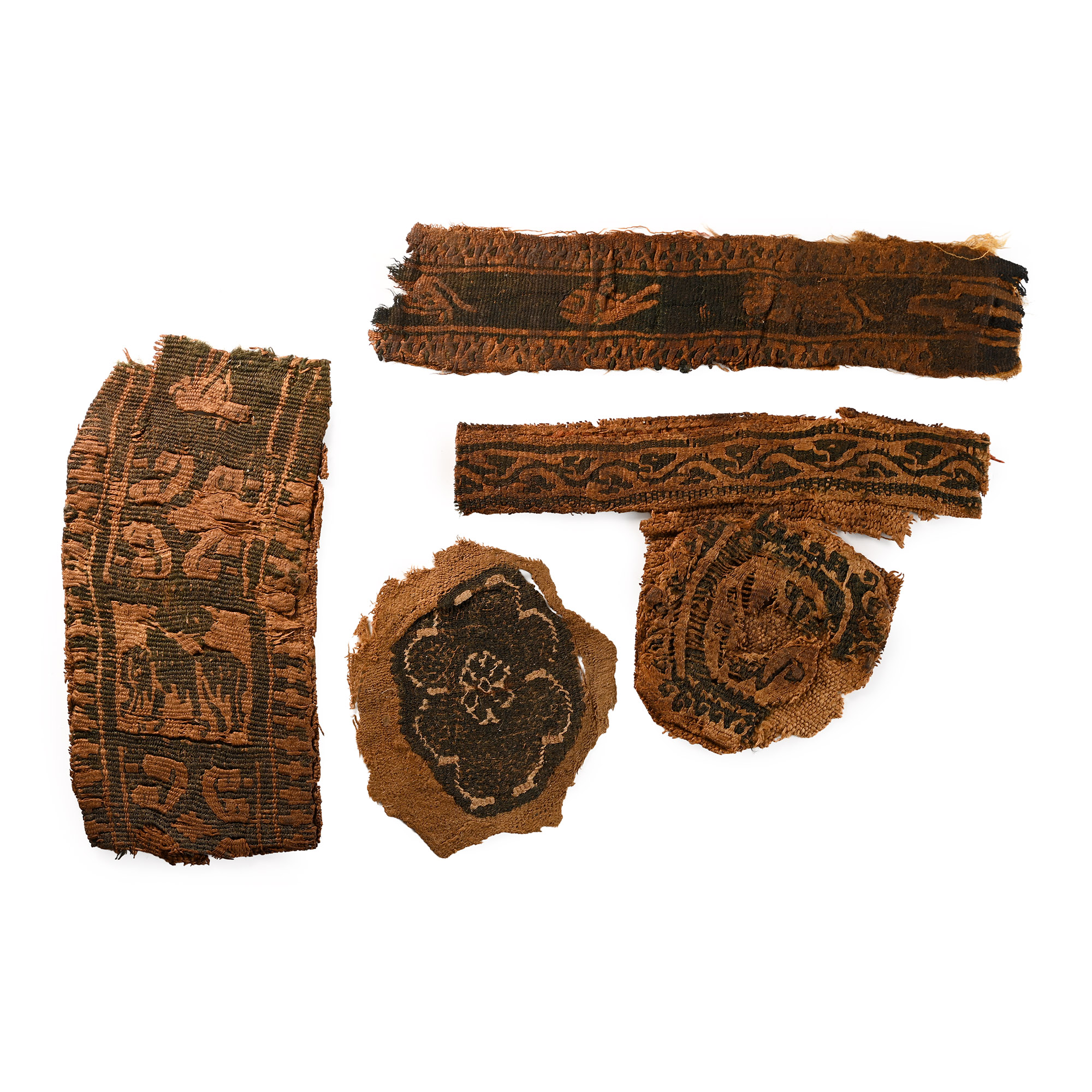 Egyptian Coptic Textile Fragment Group