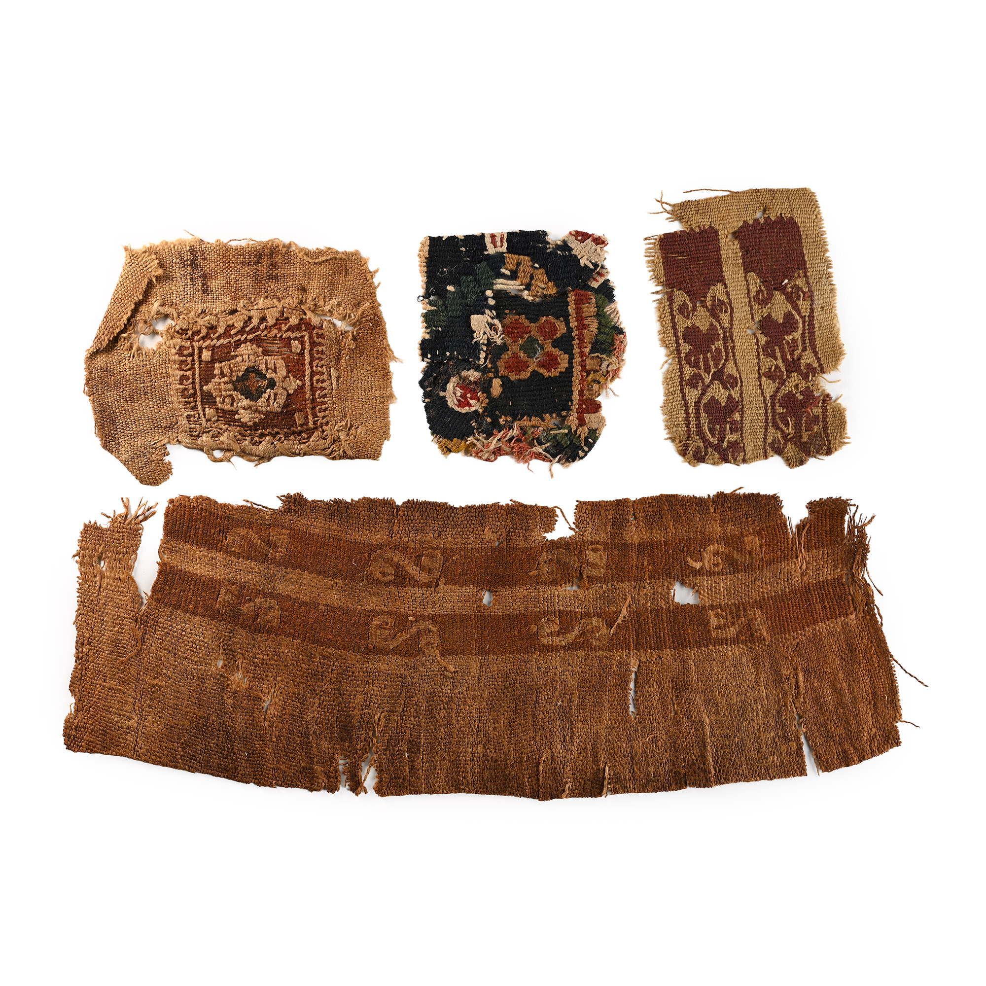 Egyptian Coptic Textile Fragment Group
