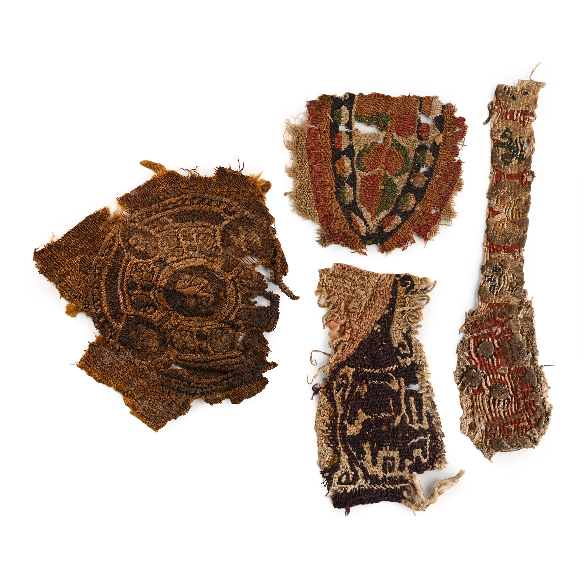Egyptian Coptic Textile Fragment Group