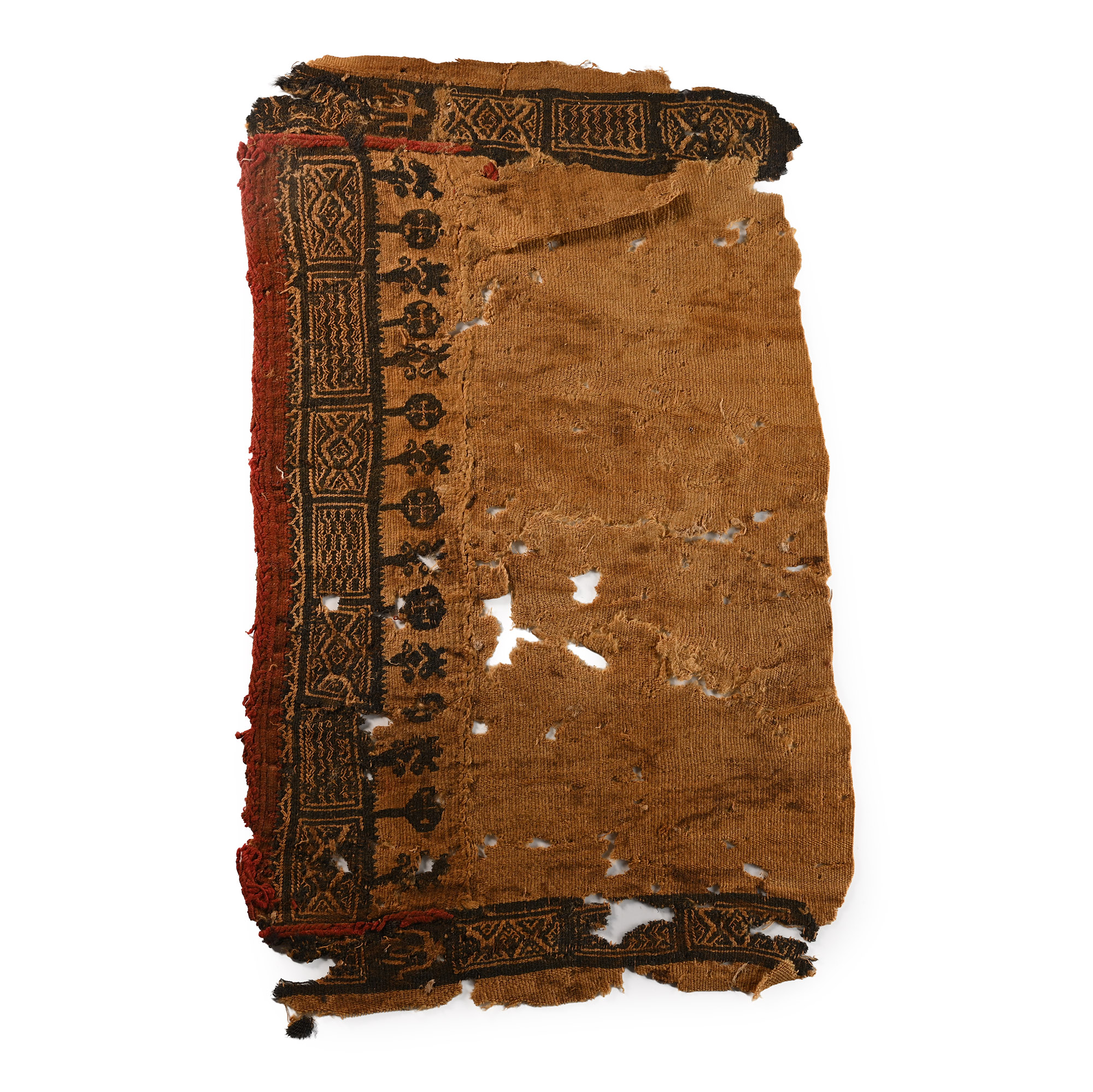 Large Egyptian Coptic Textile Fragment