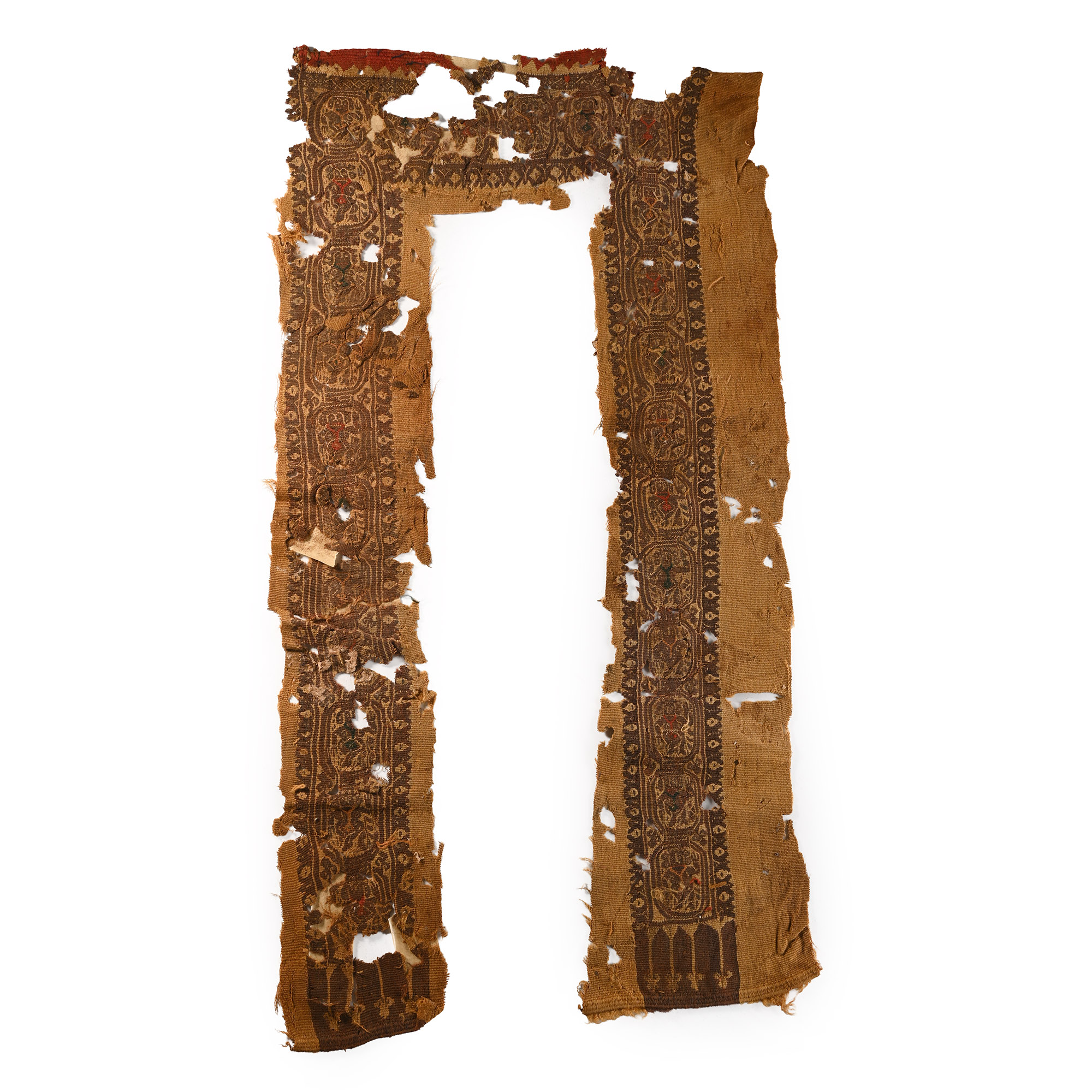 Large Egyptian Coptic Textile Fragment
