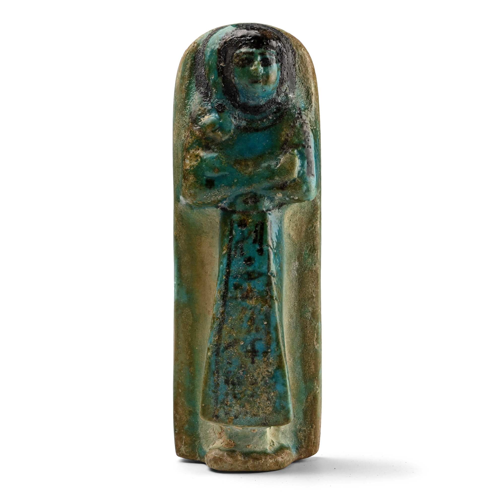 Egyptian Turquoise Faience Shabti of Prince Khaemwaset