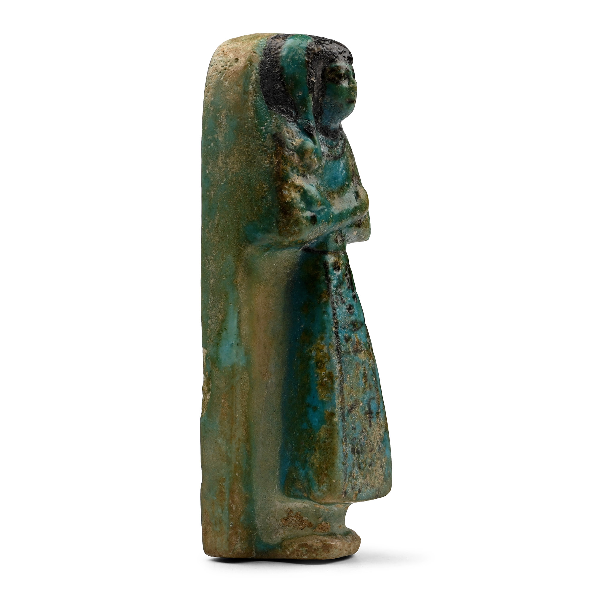Egyptian Turquoise Faience Shabti of Prince Khaemwaset