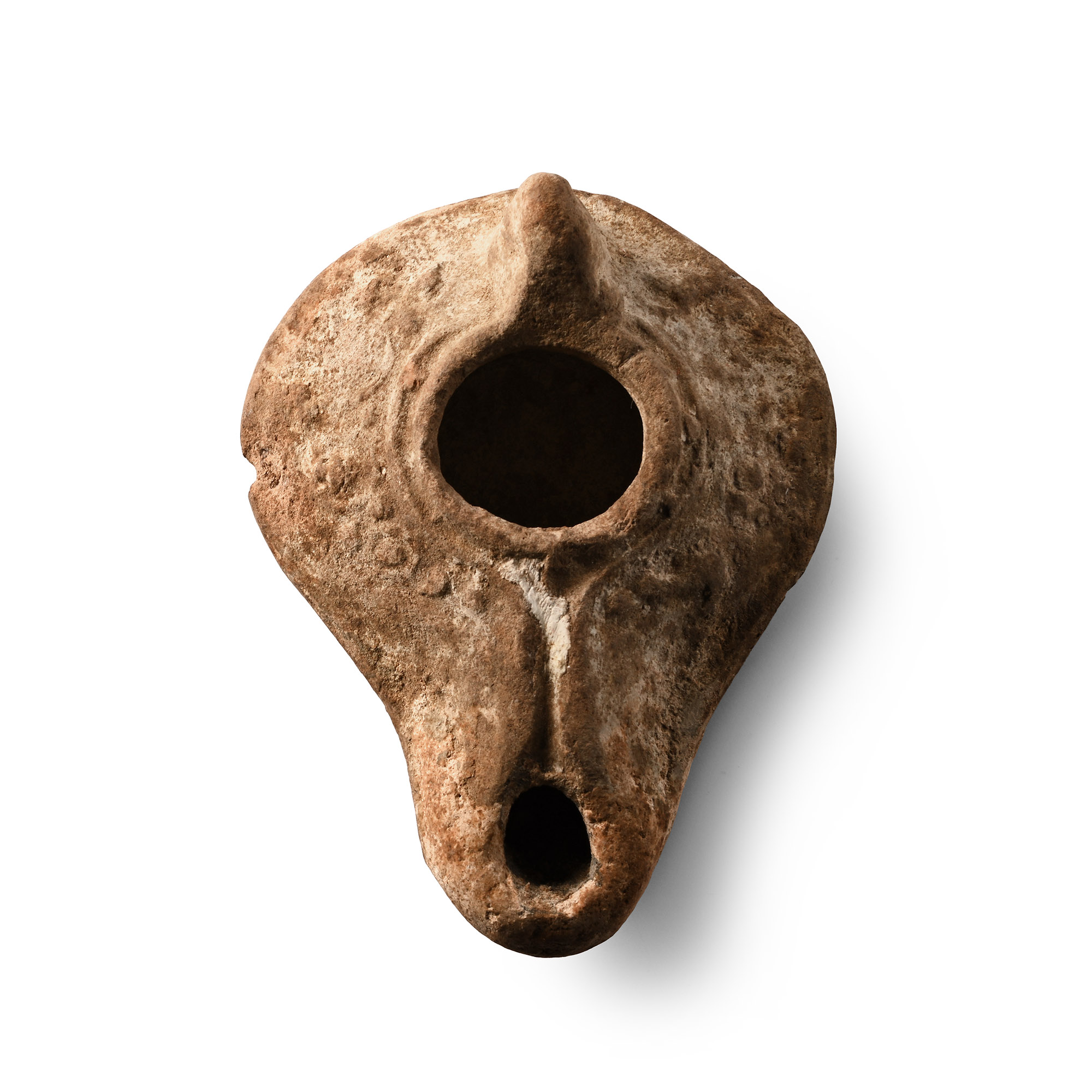 Late Roman Terracotta Oil Lamp