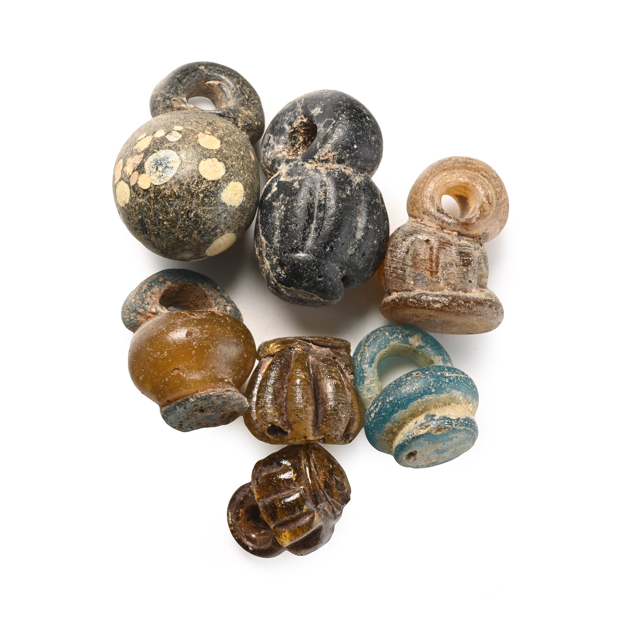 Late Roman Glass Pendant Collection