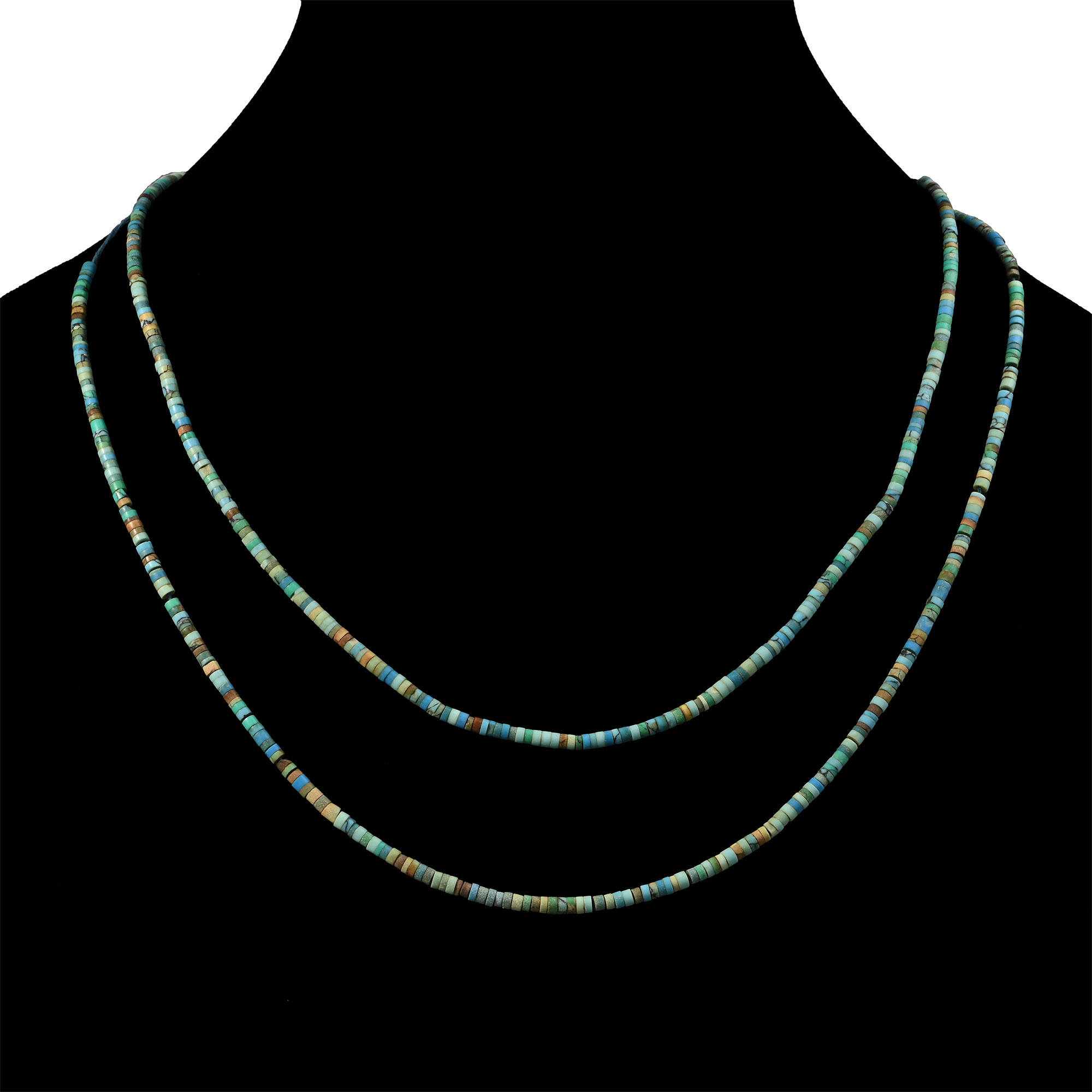 Western Asiatic Mixed Stone Bead Necklace String Group